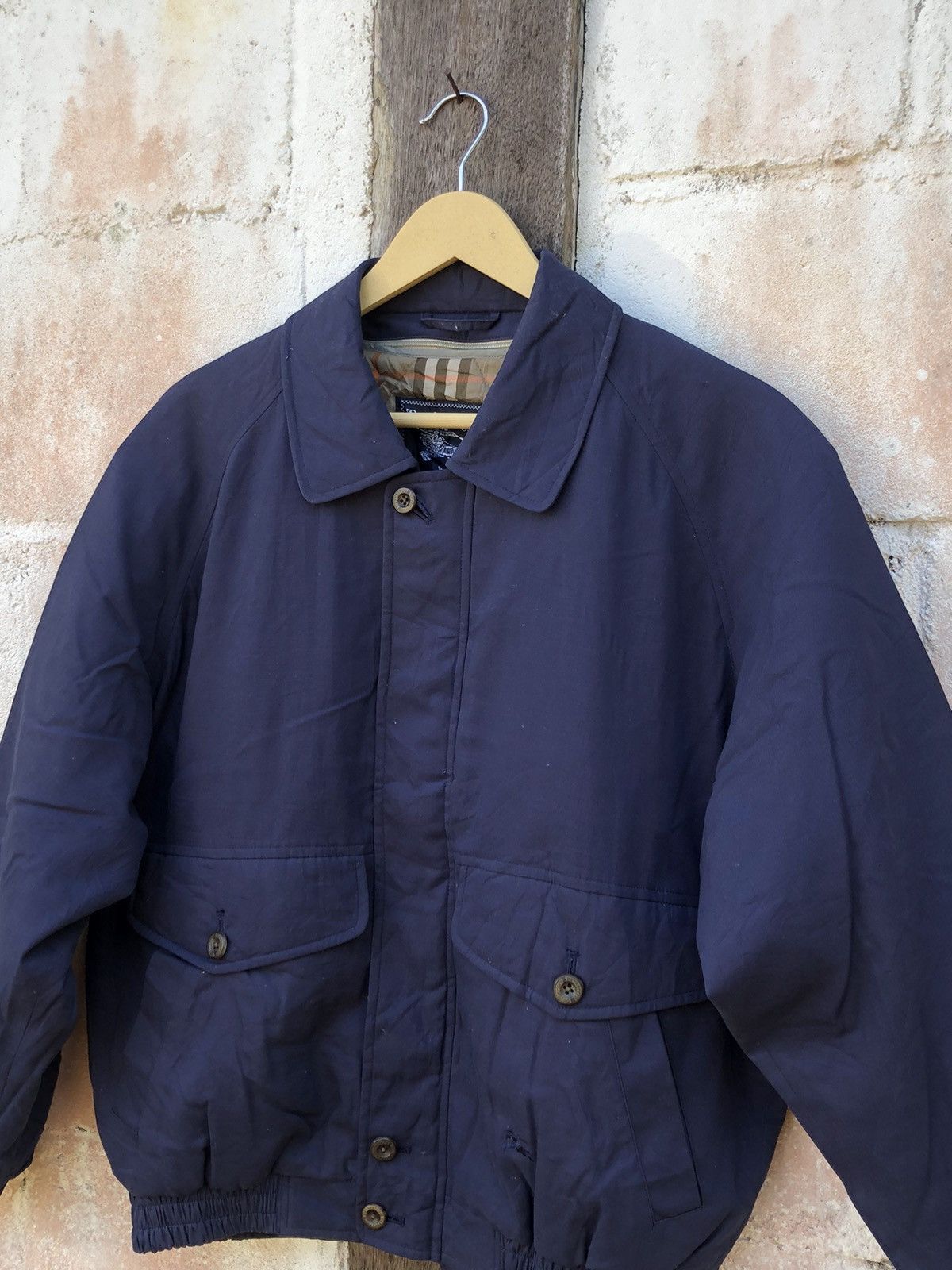 Burberry Burberry London Bomber Jacket Blue Size US M / EU 48-50 / 2 - 5 Thumbnail