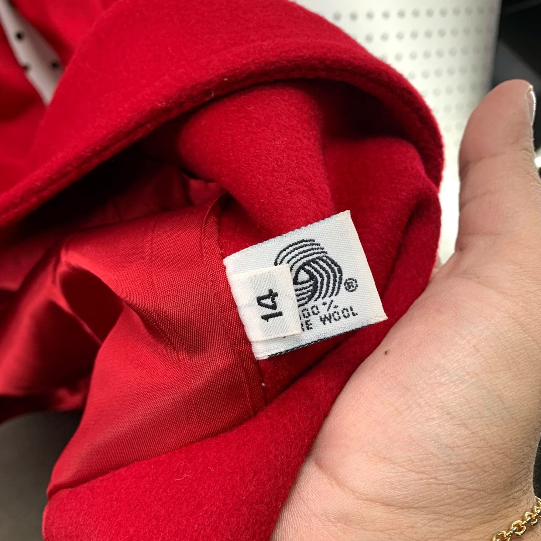 Vintage VINTAGE Forecaster of Boston Wool Overcoat Womens Size 14 Red Hooded USA Wool 100% Solid Long Coat 90s Mens/Womens Size XL / US 12-14 / IT 48-50 - 4 Thumbnail