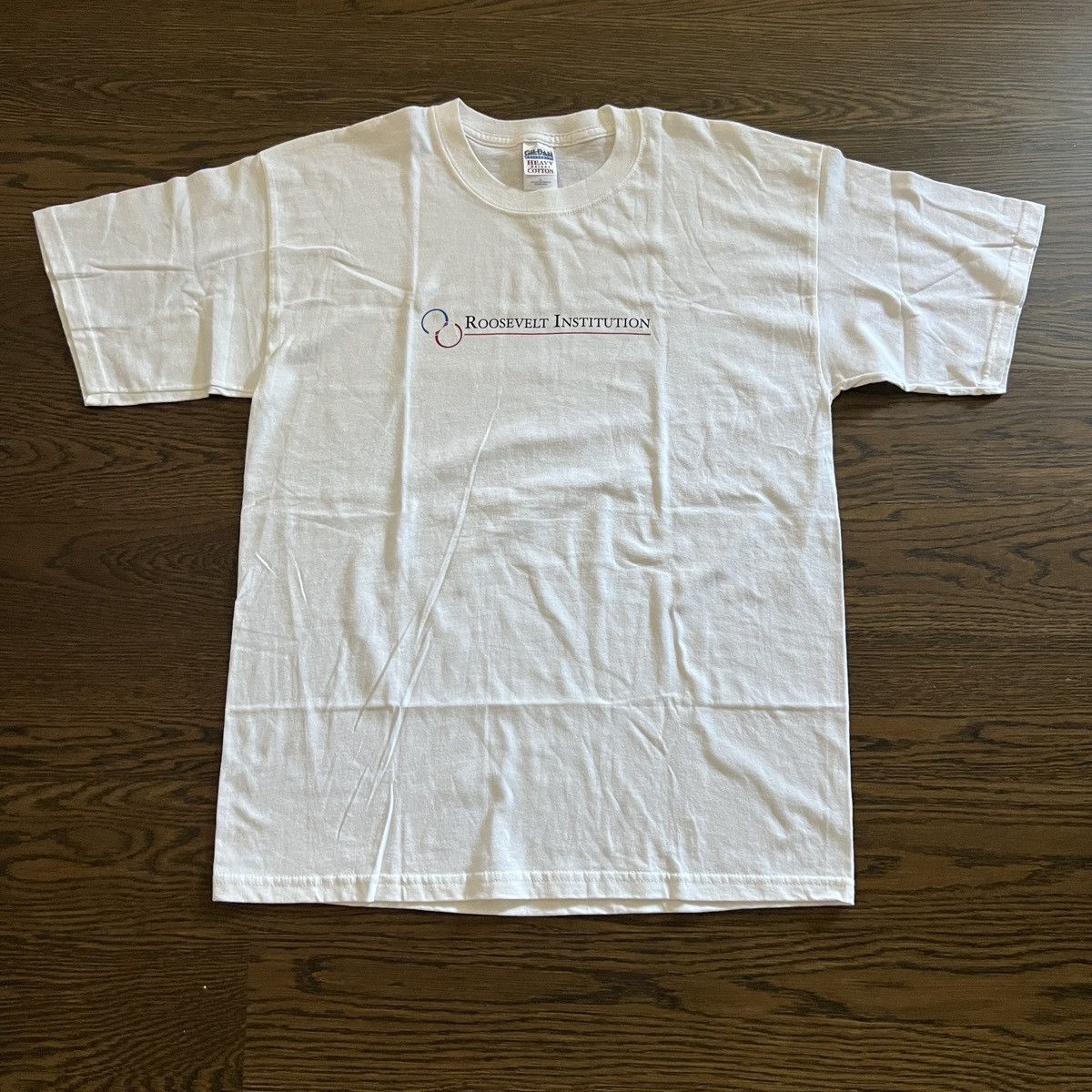 Vintage Vintage Roosevelt Institute future for youth shirt Size US L / EU 52-54 / 3 - 3 Thumbnail