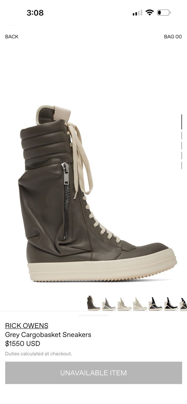 Rick Owens Rick Owens cargobasket shoes Size US 9 / EU 42 - 5 Thumbnail