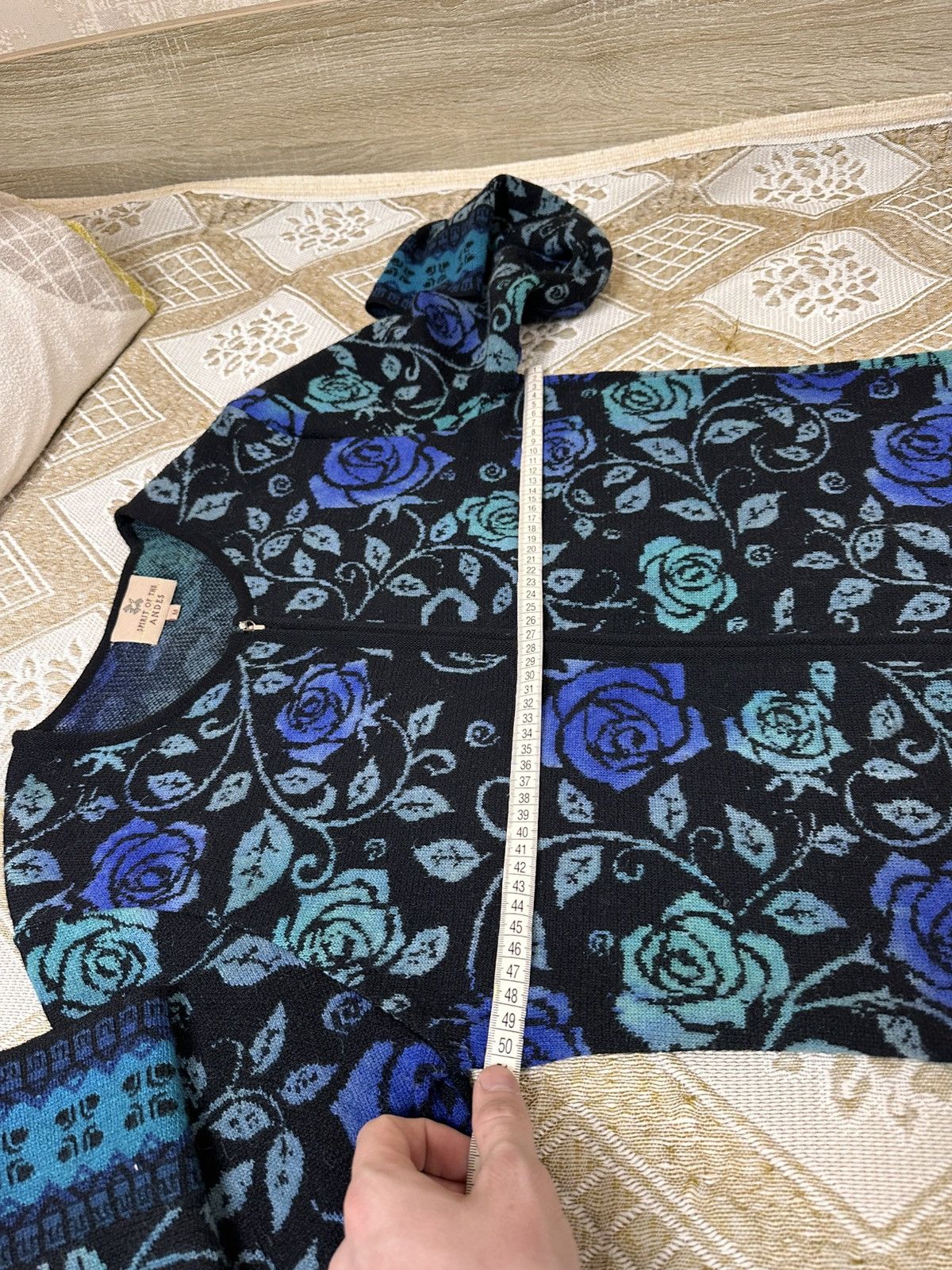 Vintage 🔥 Spirit Of The Andes Baby Alpaca Cardigan Sweater Oleana Size M / US 6-8 / IT 42-44 - 8 Thumbnail