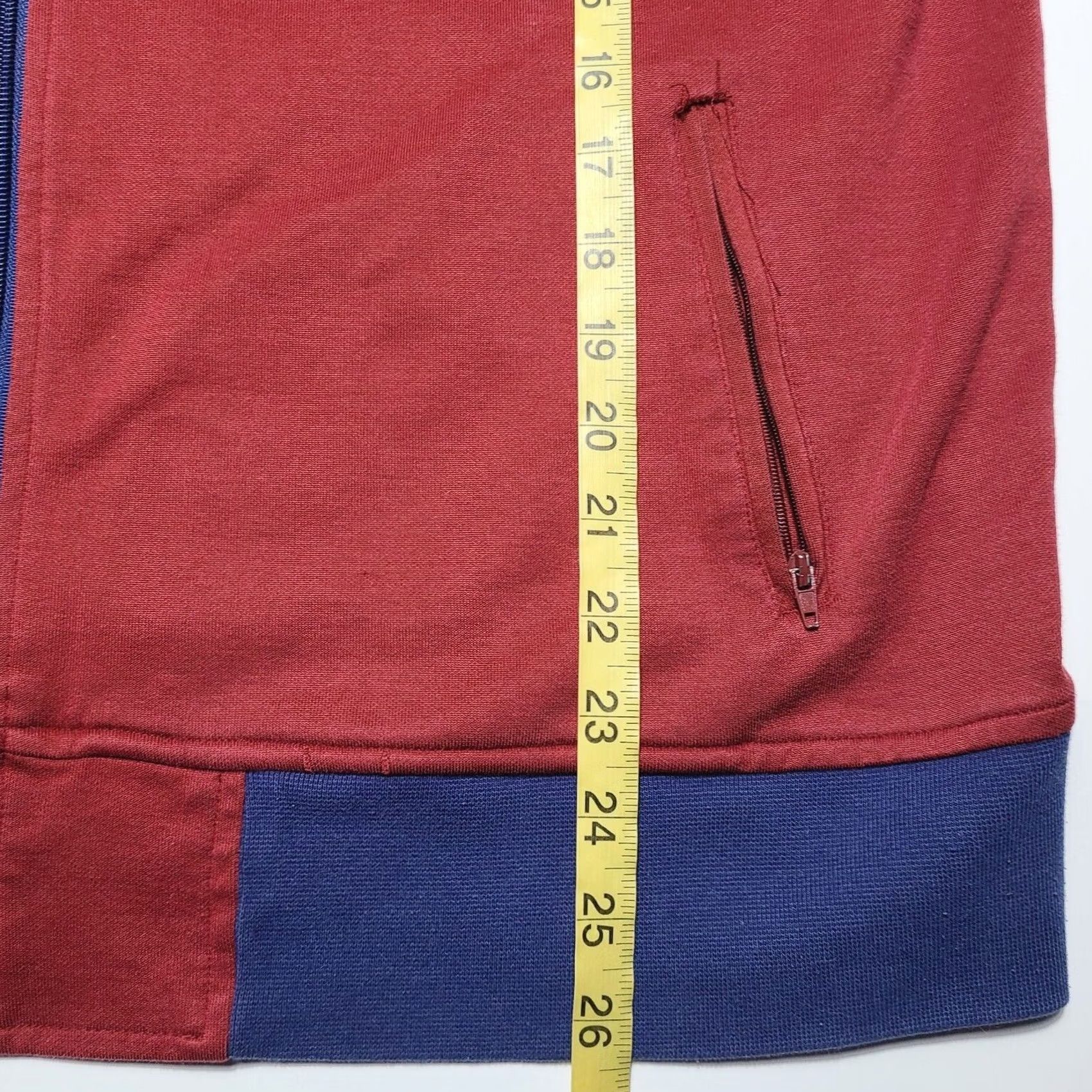 Vintage VINTAGE Urban Pipeline Jacket Men XL Full Zip RedBlue 90s Y2k Knit Mock Mens Size US XL / EU 56 / 4 - 5 Thumbnail