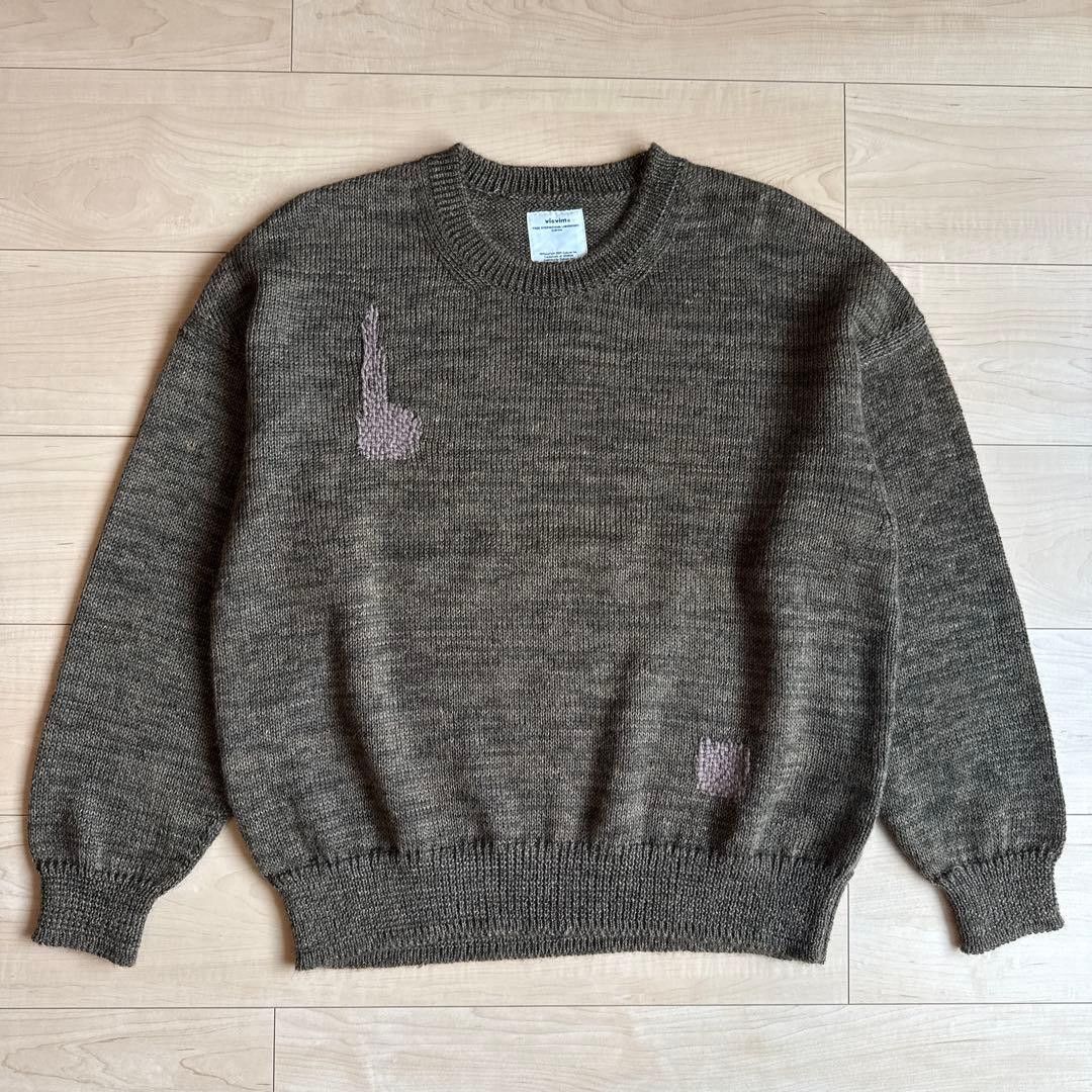 Visvim visvim 22aw mohair linen JUMBO CREW KNIT Size US M / EU 48-50 / 2 - 2 Thumbnail