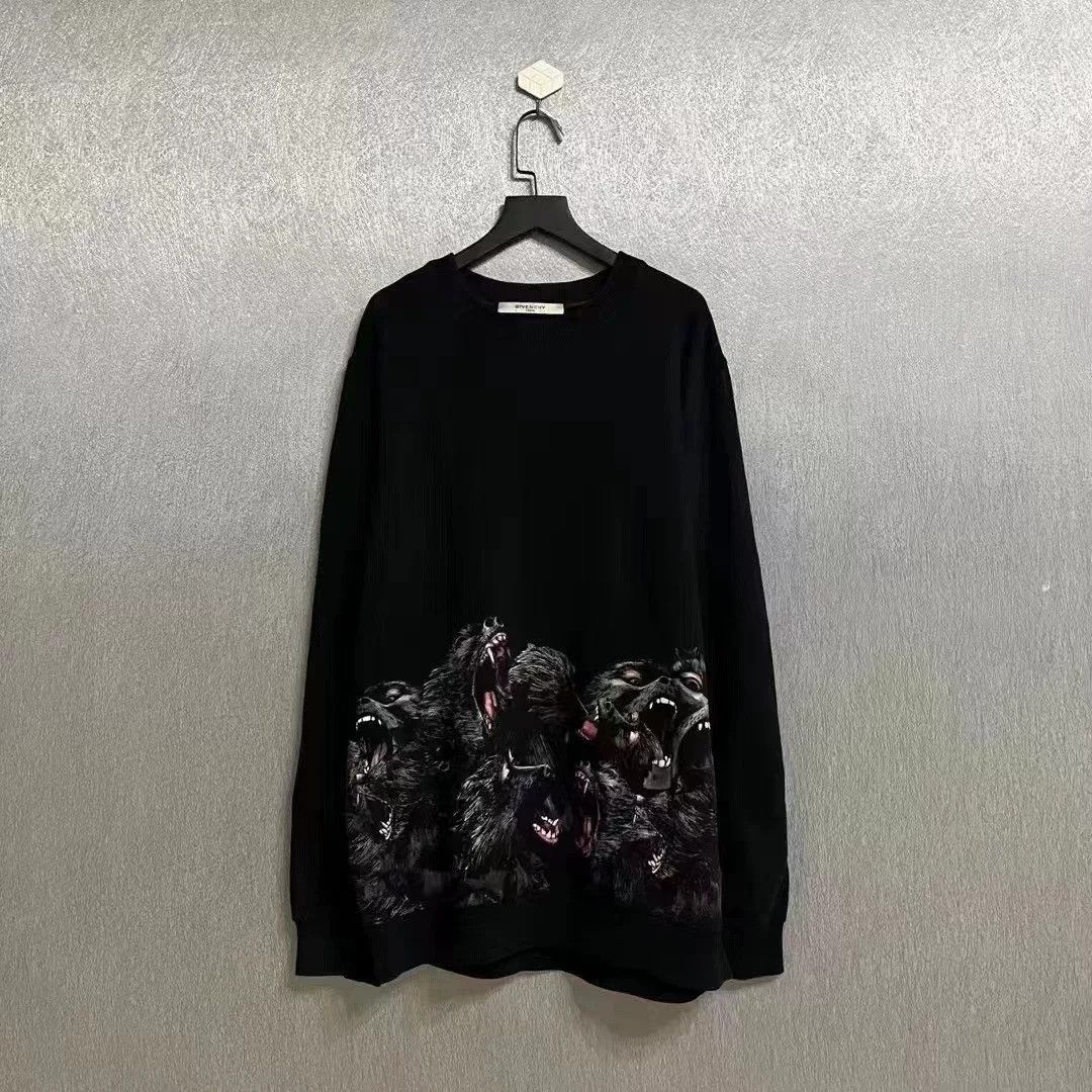 Givenchy givenchy black monkey design sweatshirt Size US XS / EU 42 / 0 - 1 Thumbnail