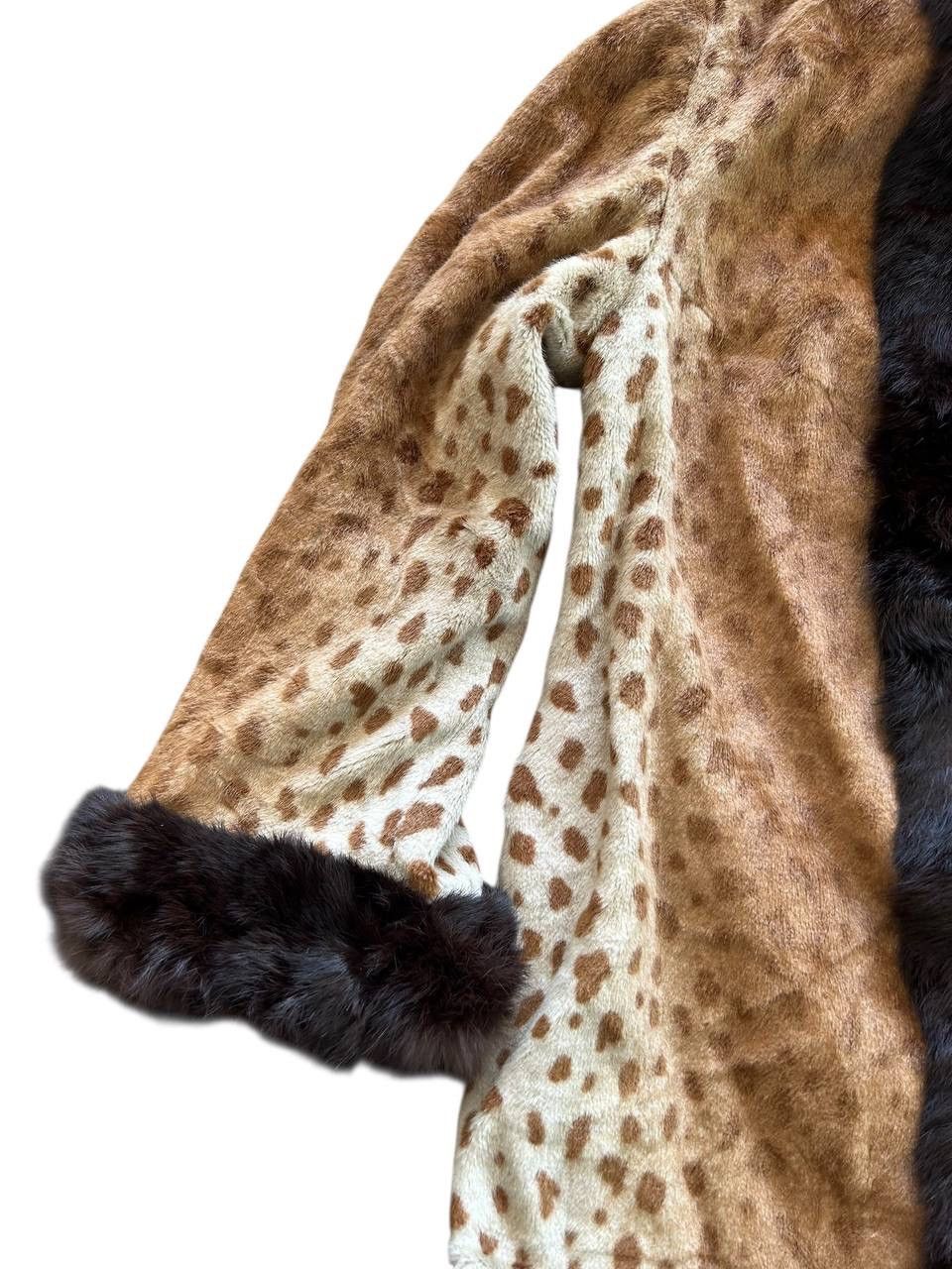 Japanese Brand Leopard Faux Fur Coat If Six Was Nine Style Size ONE SIZE - 3 Thumbnail