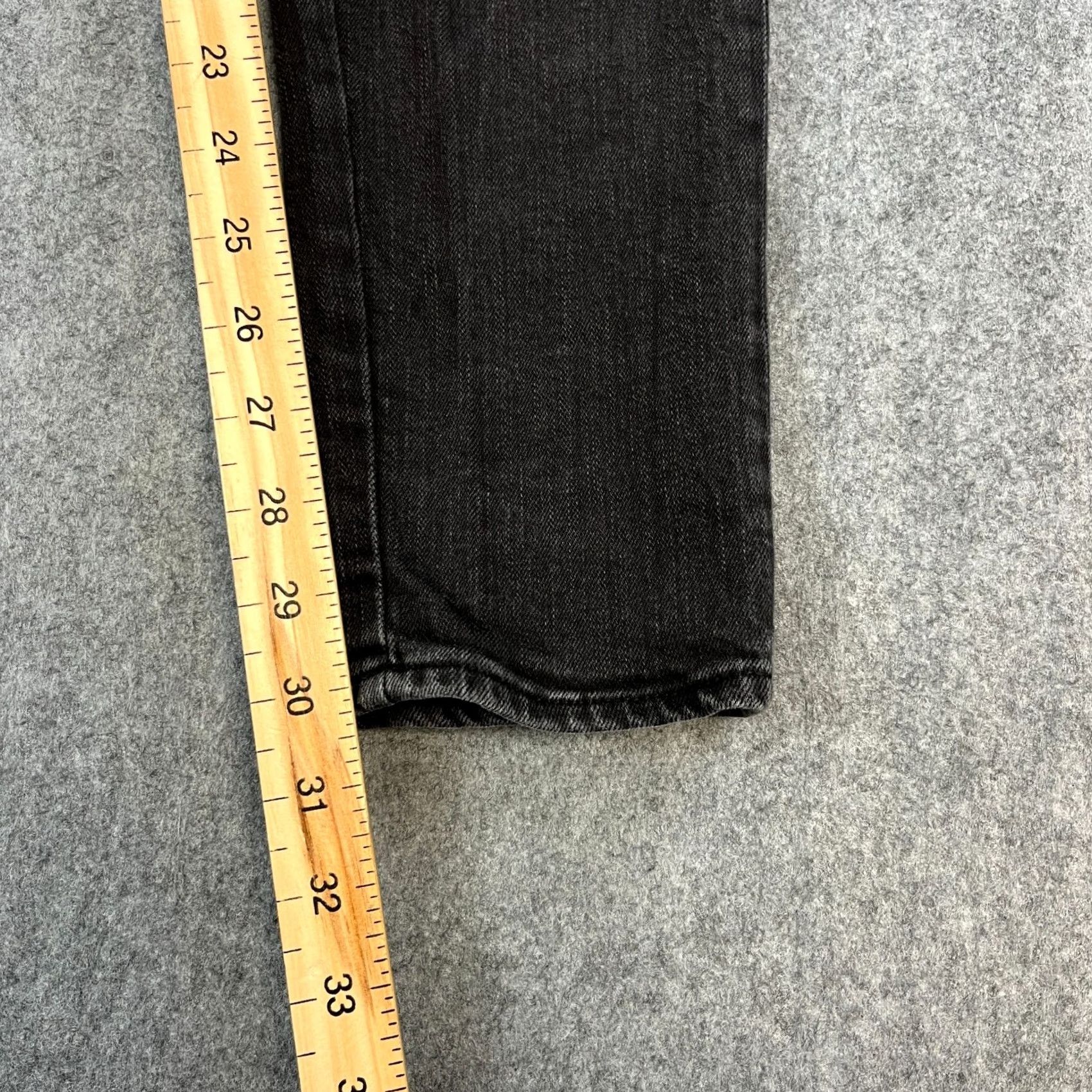 Armani Exchange Armani Exchange J10 Jeans Slim Skinny 30 Dark Wash Black Stretch Mens Denim 5-Pocket Design Zip Button Logo Size US 30 / EU 46 - 4 Thumbnail