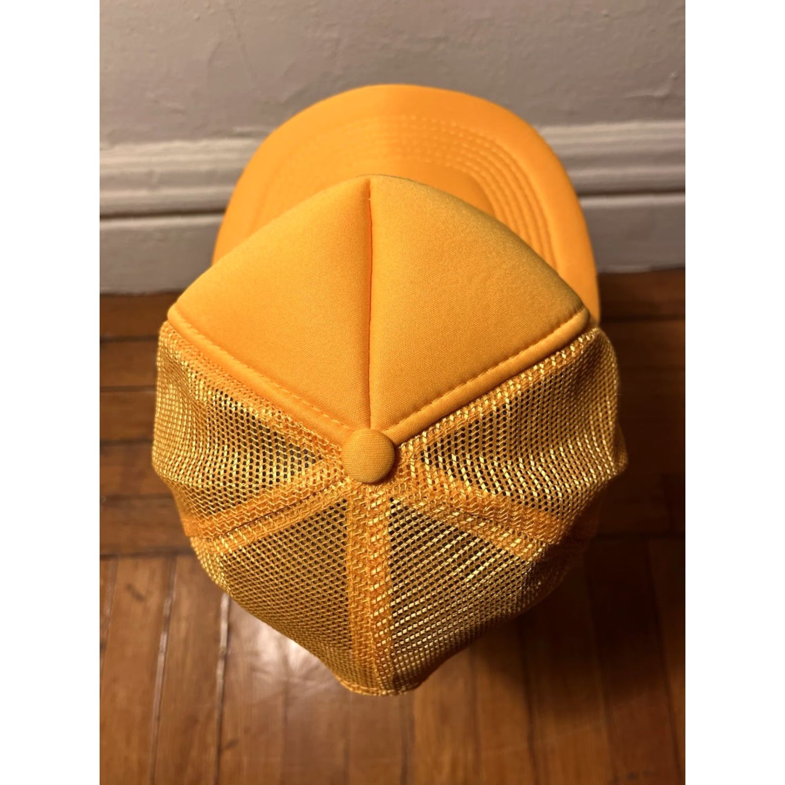 Vintage VINTAGE King O’Rourke Cadillac Snapback Hat Yellow 80s Sunbelt Trucker Hat Men One Size Adjustable Yellow 80s Cars Retro Transportation Mens Size ONE SIZE - 5 Thumbnail