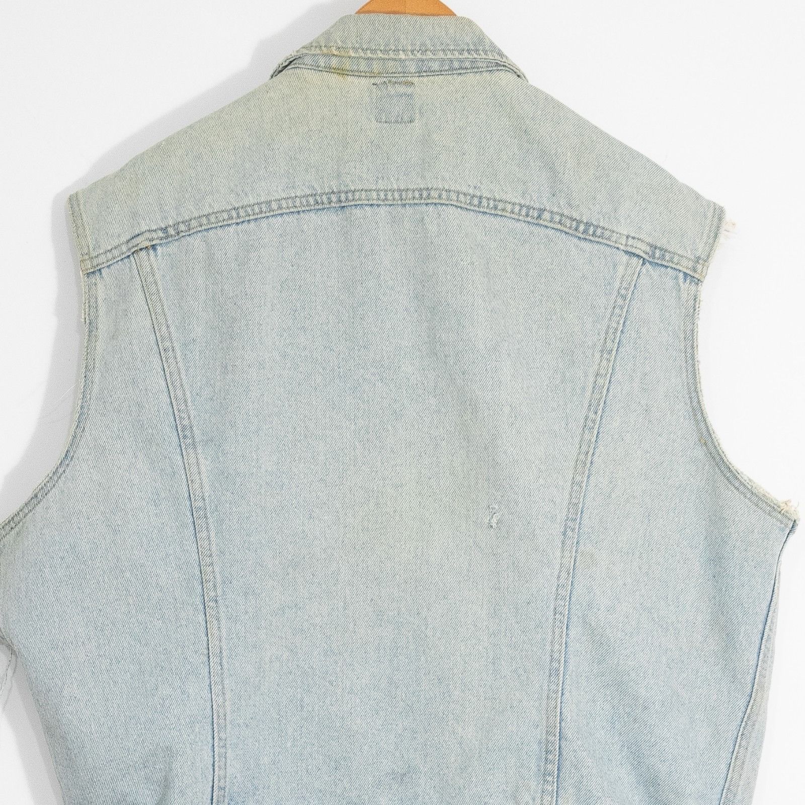 Lee Vintage 70s Lee Patd 153438 Trucker Jacket Large Cutoff Size US L / EU 52-54 / 3 - 7 Thumbnail