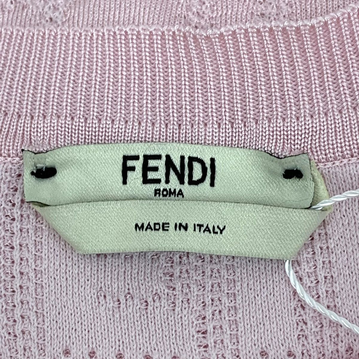 Fendi Fendi Pink Short Sleeve Knit Dress K26WX Size M / US 6-8 / IT 42-44 - 6 Thumbnail