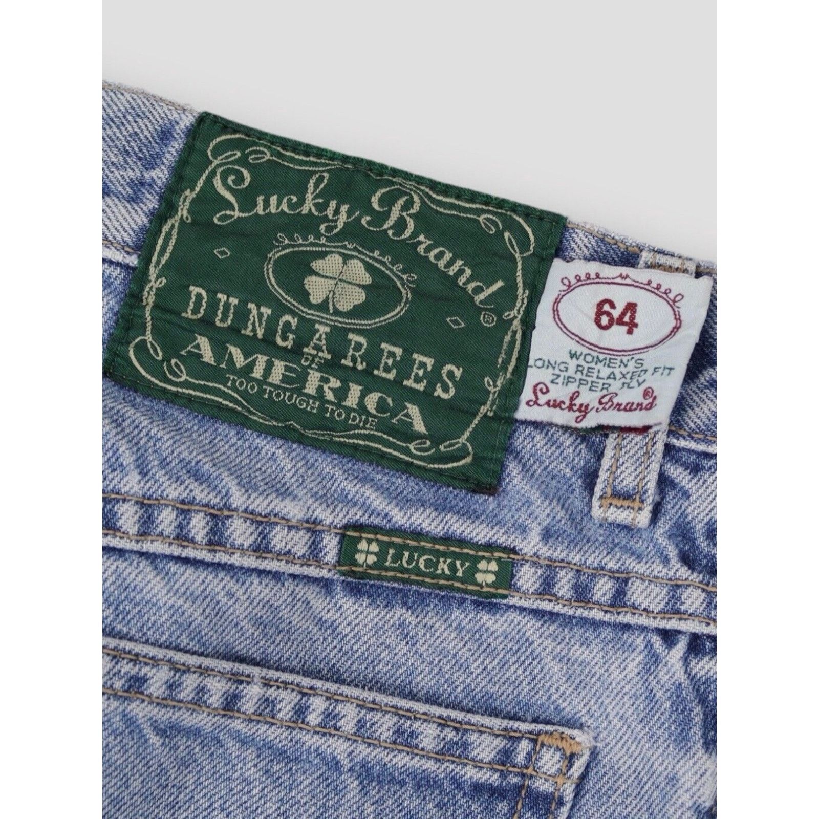 Lucky Brand Vintage Lucky brand Jeans 14/32 Long Y2K Style #64 Size US 36 / EU 52 - 6 Thumbnail