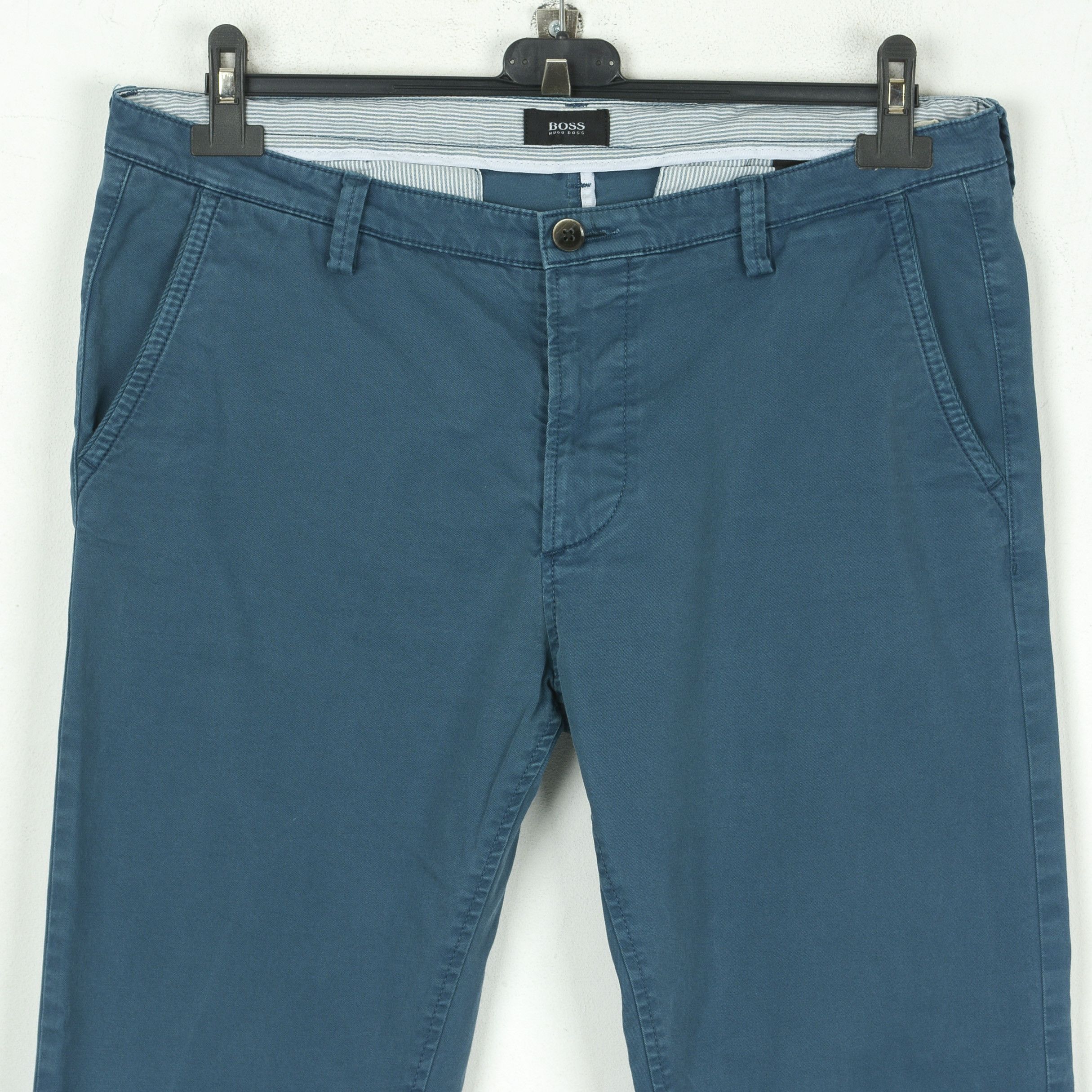 Hugo Boss Rice-1-D Mens W34 L32 Slim Fit Straight Pants Trousers Size US 34 / EU 50 - 2 Thumbnail