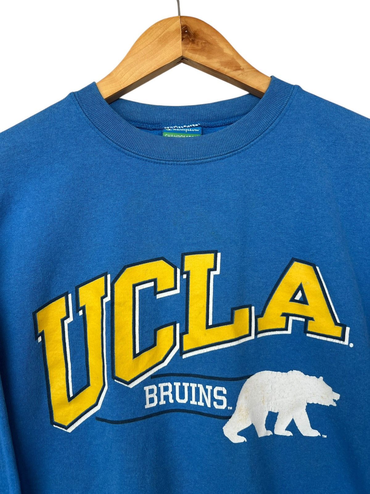 Champion Vintage Ucla Collage Champion Spellout Blue Sweatshirt Size US M / EU 48-50 / 2 - 3 Thumbnail