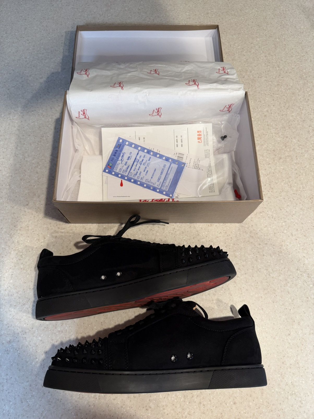 Christian Louboutin Christian Louboutin Men's Louis Junior Spikes Size 45 Size US 11.5 / EU 44-45 - 2 Thumbnail