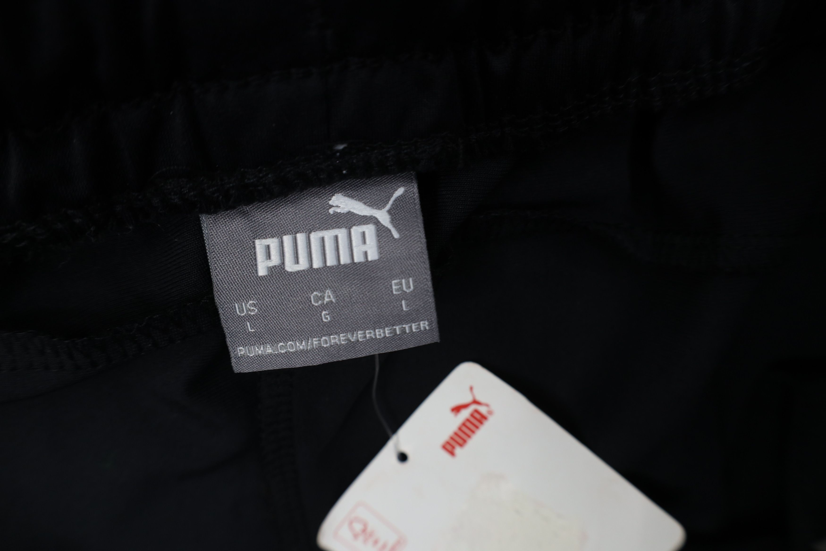 Puma Deadstock Vintage Y2K Puma Futbol Cuffed Joggers Pants Black Size US 36 / EU 52 - 9 Thumbnail