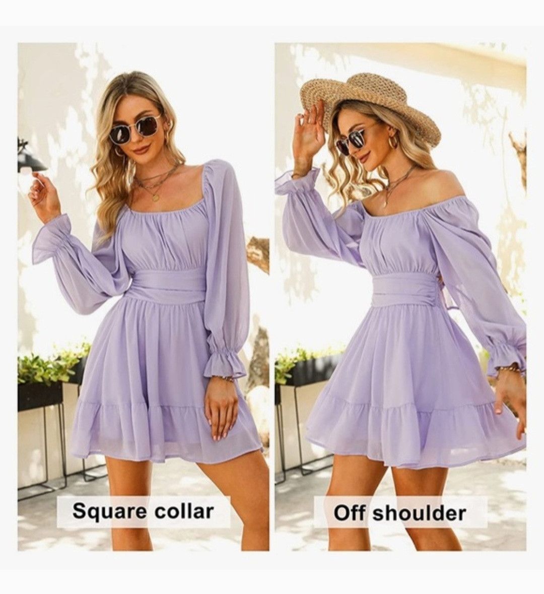 Other EXLURA lavender mini dress w/ open back design (size XL) Size XL / US 12-14 / IT 48-50 - 3 Thumbnail