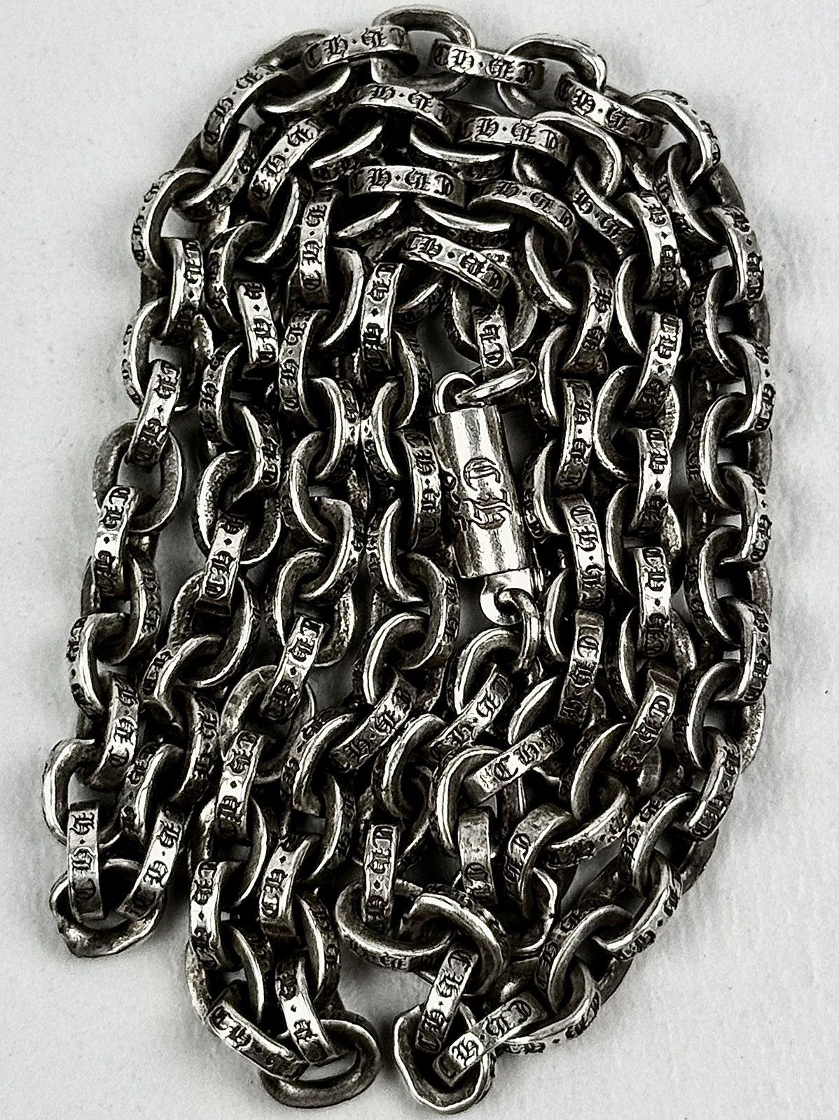 Chrome Hearts Chrome Hearts - Paper Chain - Silver Necklace 18" Size ONE SIZE - 9 Thumbnail