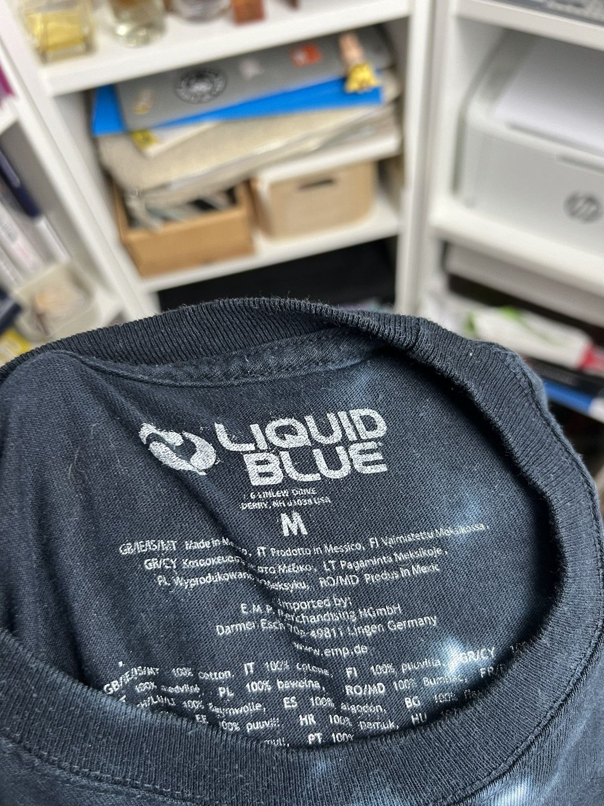 AC/DC × Band Tees × Liquid Blue Vintage Y2K AC DC Hells Bells Liquid Blue aop t-shirt M 90s Size US M / EU 48-50 / 2 - 5 Thumbnail