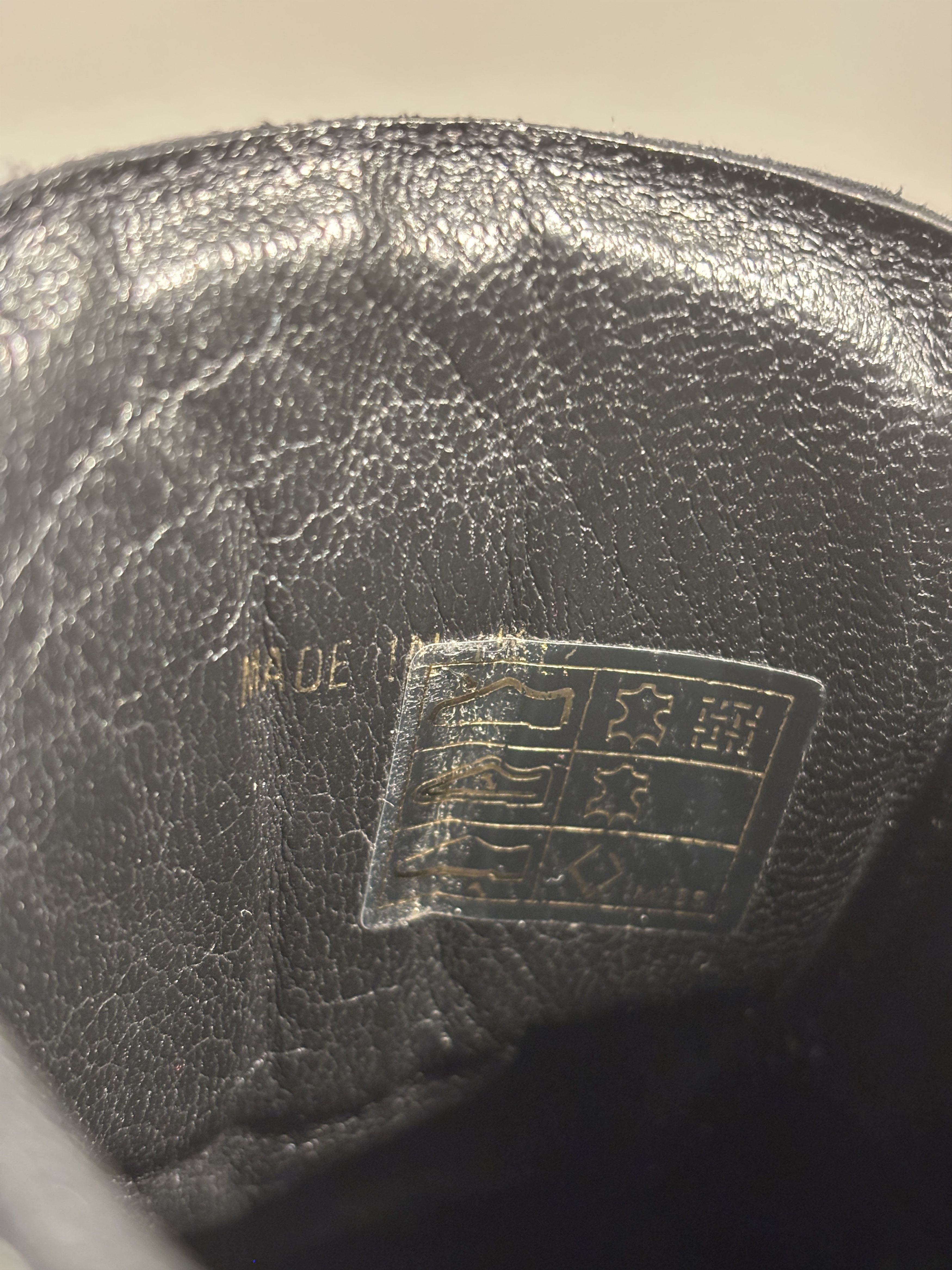 Louis Vuitton RARE 2003 Vintage LV Sports Black Leather Sneaker Size US 10.5 / EU 43-44 - 20 Thumbnail
