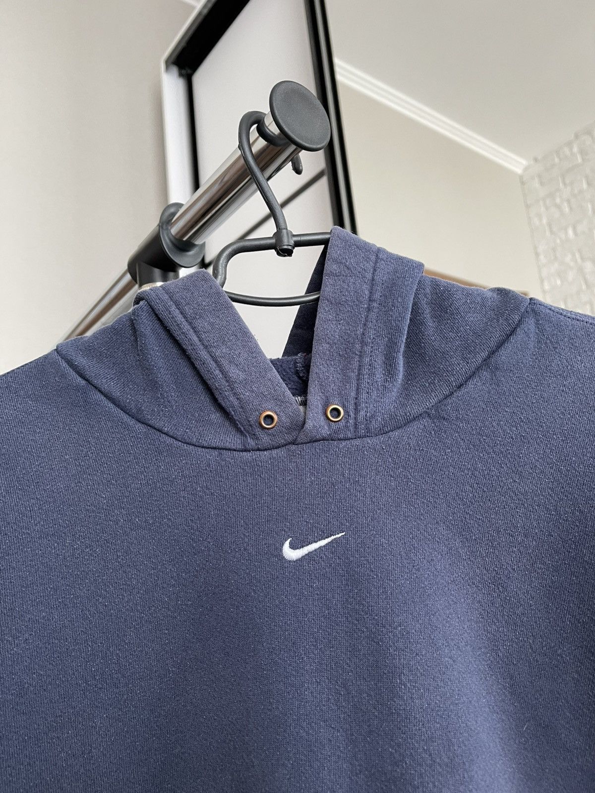 Nike Nike Hoodie Pullover Vintage 90s Center Swoosh Size US XXL / EU 58 / 5 - 6 Thumbnail