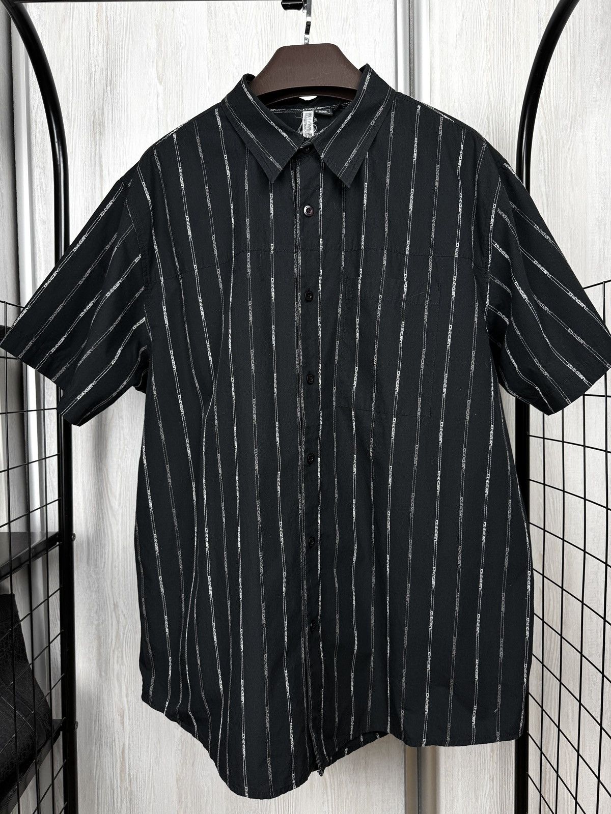 Oakley Oakley vintage monogram striped short sleeve rare shirt Size US XXL / EU 58 / 5 - 2 Thumbnail