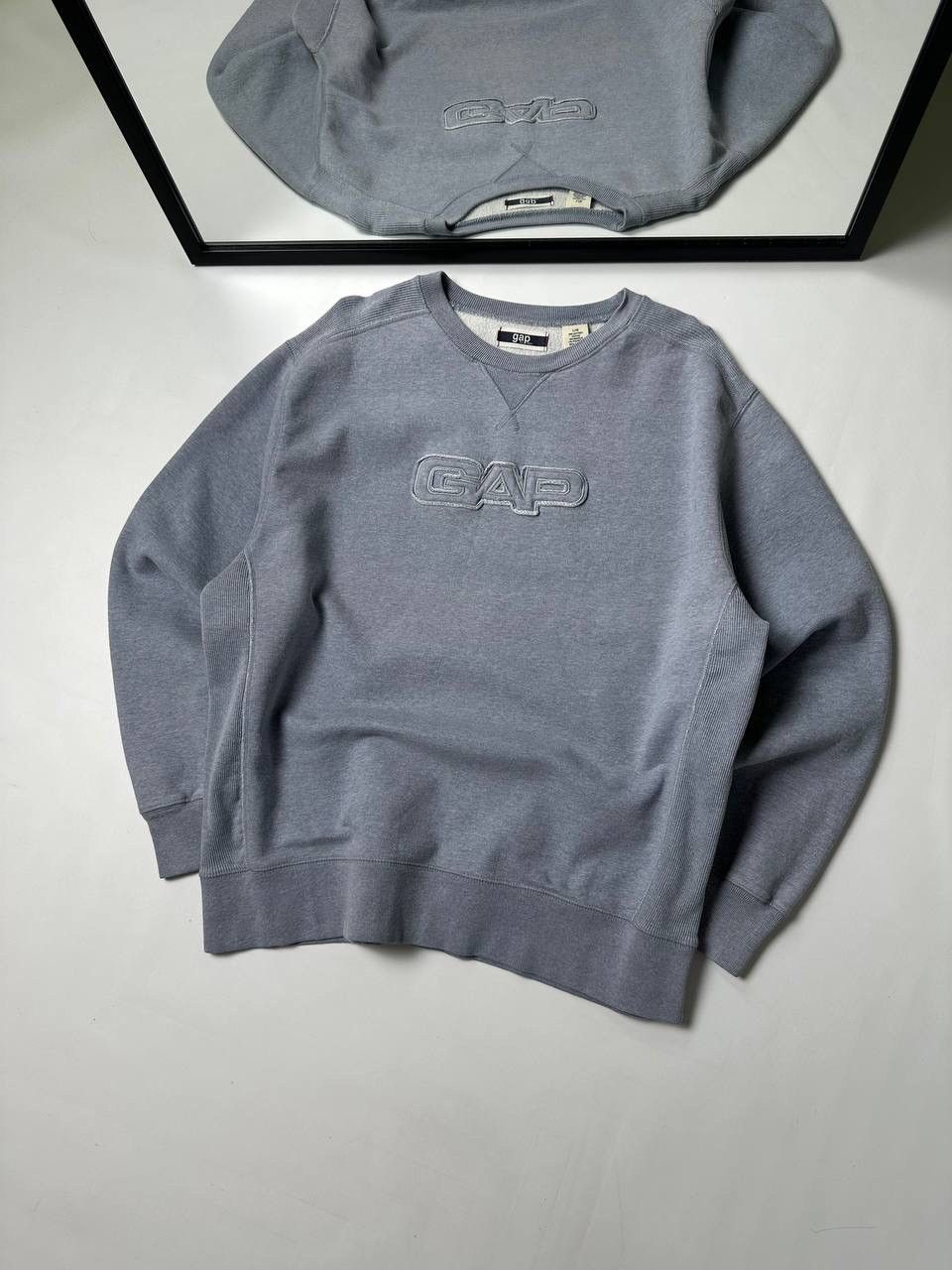 Gap Gap 80s Sweatshirt Vintage Baggy Fit Gray Size US L / EU 52-54 / 3 - 1 Thumbnail