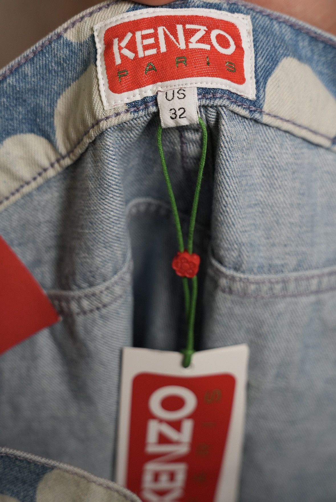 Kenzo Kenzo Paris "Boke Flower Botan Loose Fit Jeans Nigo Era Size US 32 / EU 48 - 4 Thumbnail