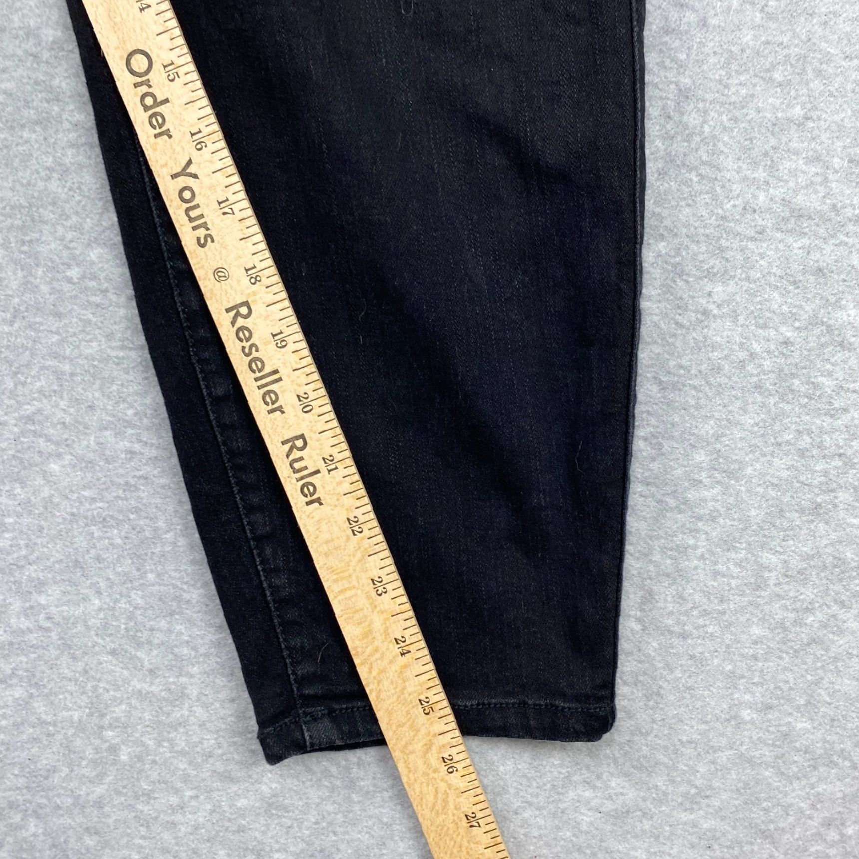 Torrid Torrid Jeans Womens 24 Short Black Bombshell Skinny High-Rise Premium Stretch Size 42" / US 20 - 6 Thumbnail