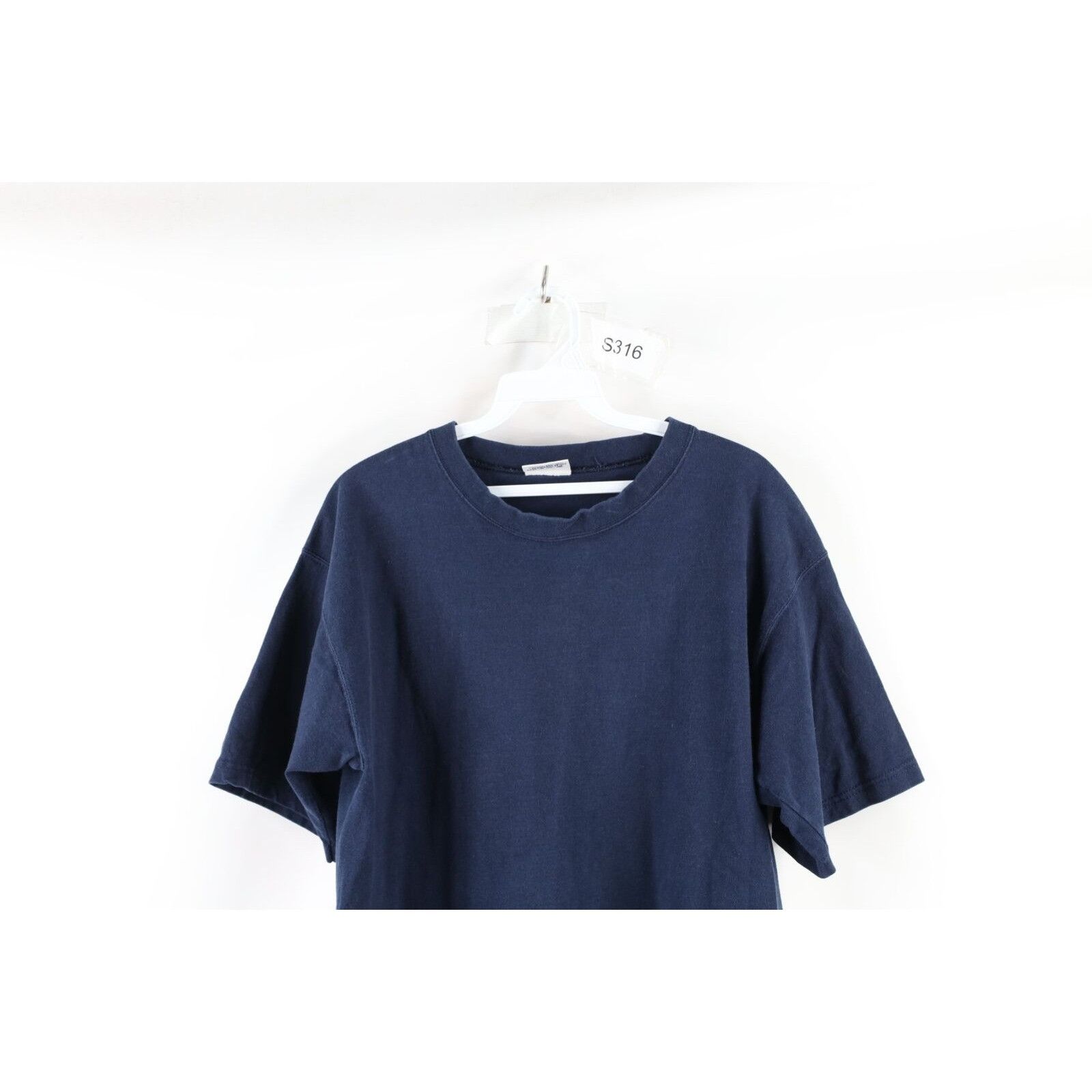 Vintage Vintage 90s Streetwear Faded Blank Heavyweight T-Shirt Size US M / EU 48-50 / 2 - 2 Thumbnail