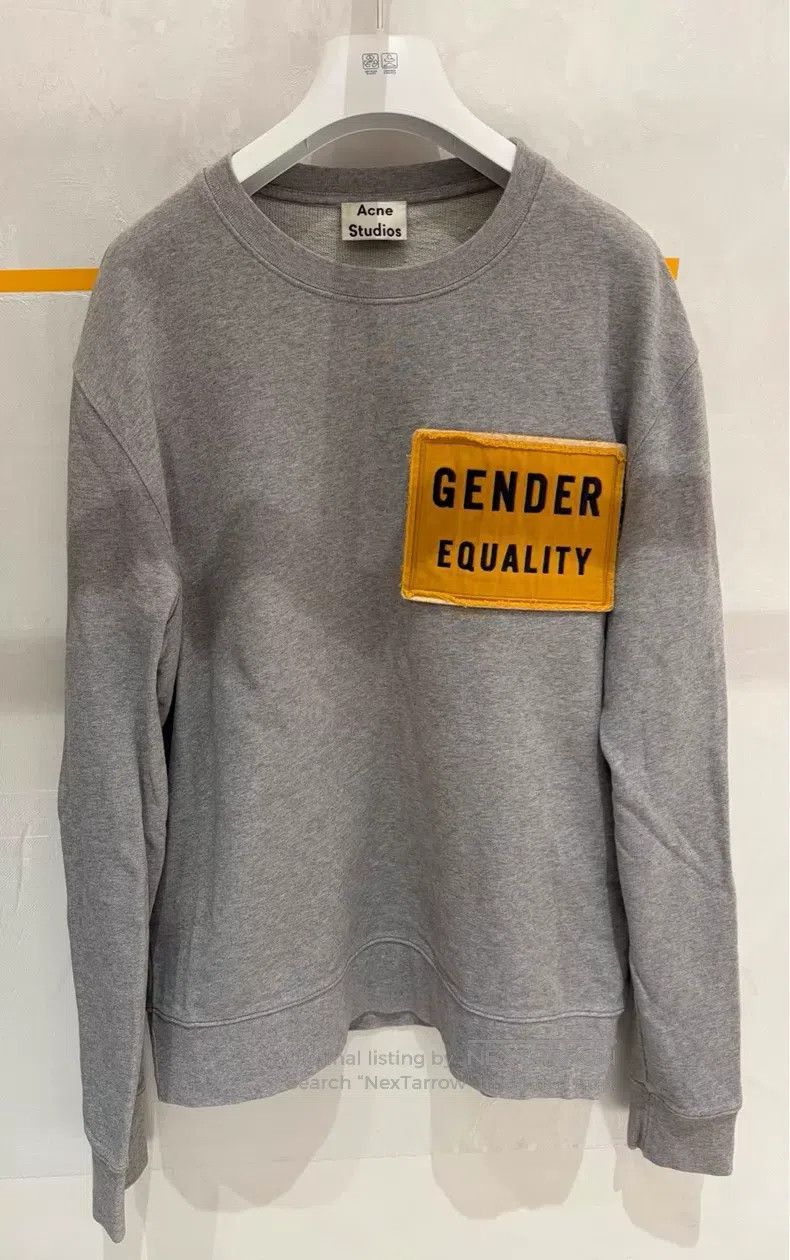 Acne Studios Acne Studios Gender Equality Slogan Sweatshirt Size US M / EU 48-50 / 2 - 1 Thumbnail