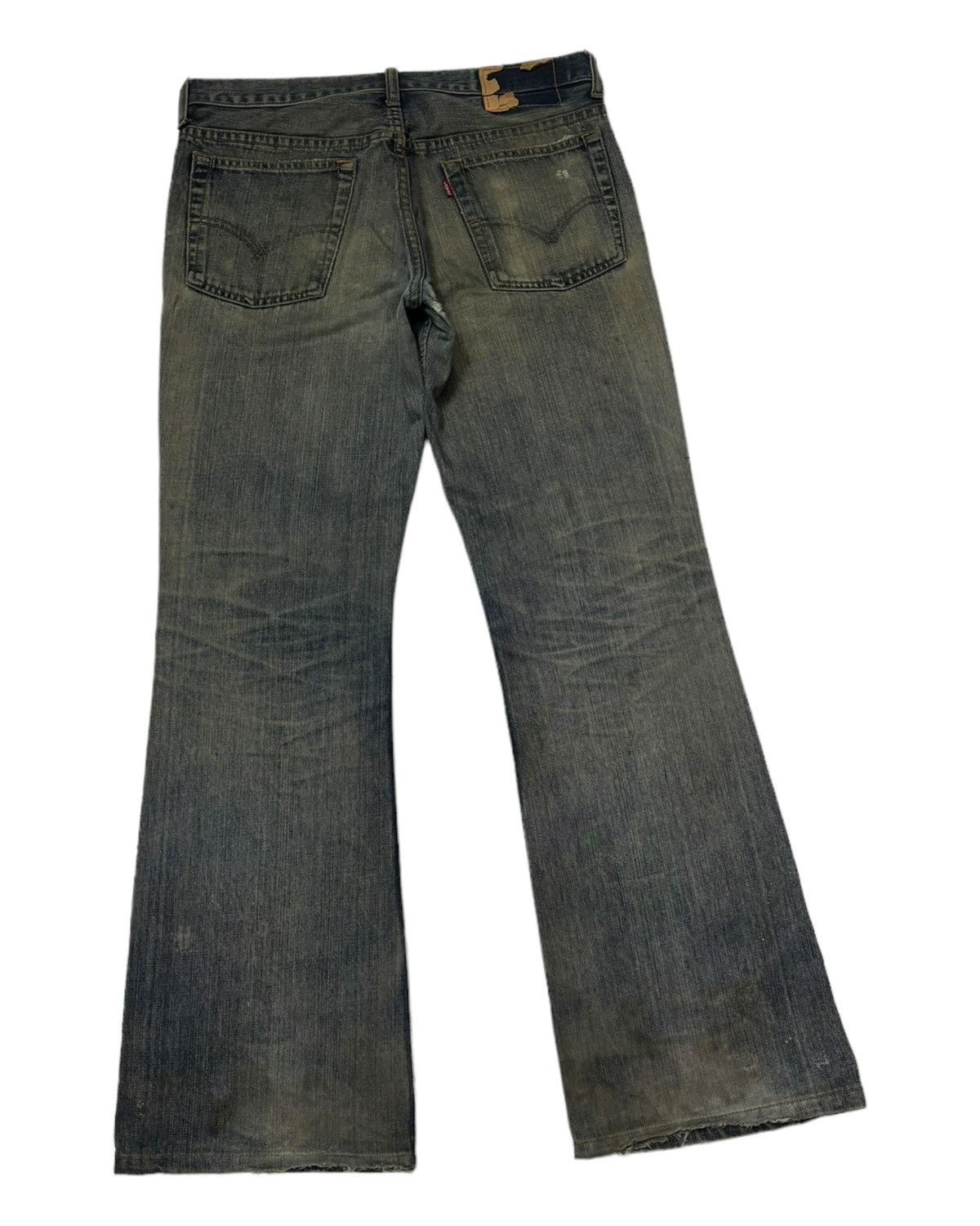 If Six Was Nine × Levi's 🔥VTG LEVIS 517 FLARE RUSTY DISTRESSED DENIM FLARED JEANS Size US 32 / EU 48 - 8 Thumbnail