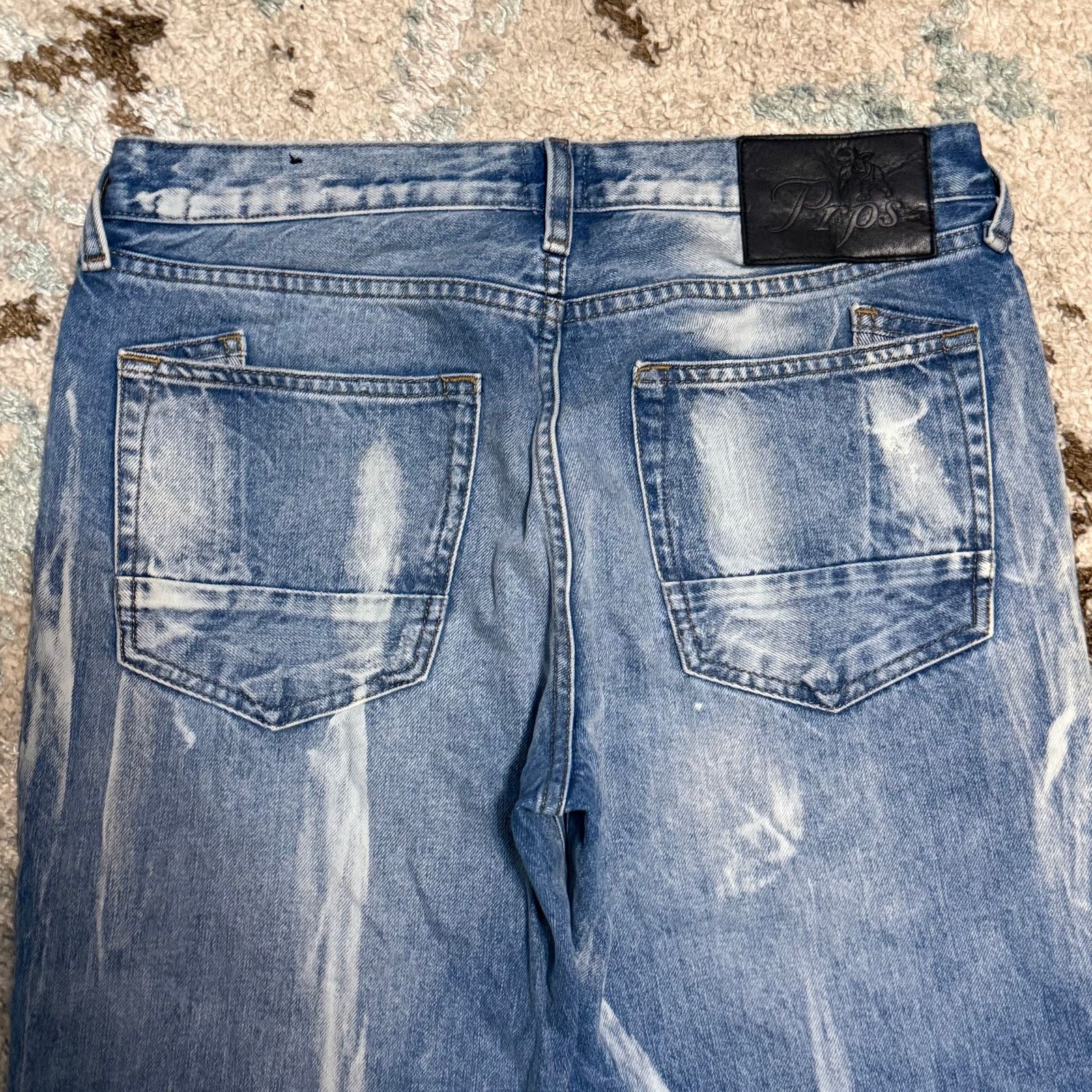 Prps Prps Le Sabre Slim Tapered Jeans Size 30x34 Distressed Size US 30 / EU 46 - 4 Thumbnail