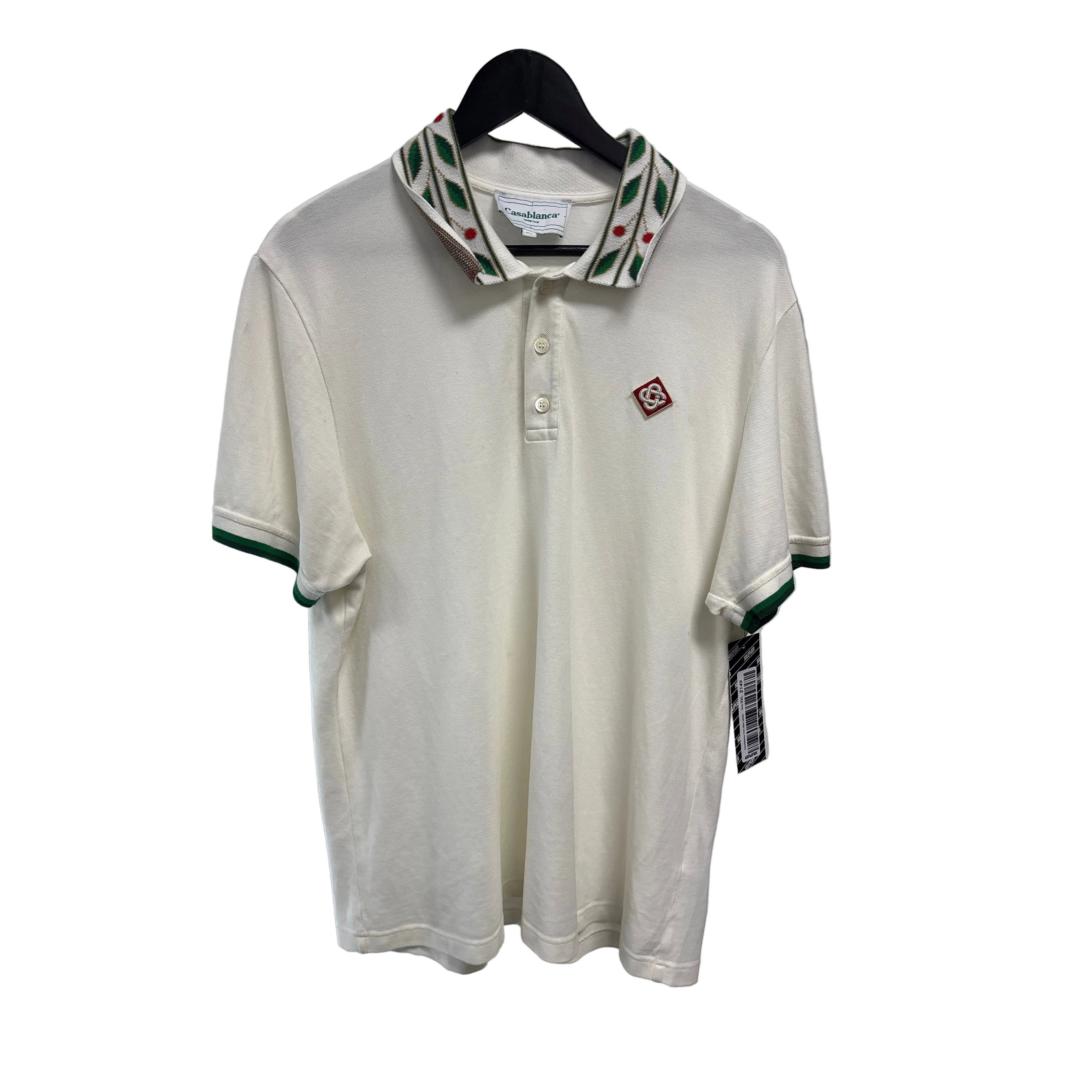 Casablanca Casablanca Polo Shirt White Size US XXL / EU 58 / 5 - 1 Thumbnail