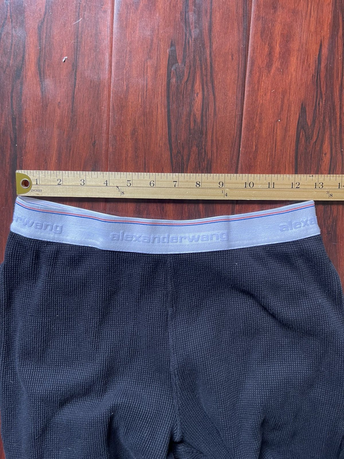 Alexander Wang Alexander Wang Black Waffle Thermal Unisex Jogger Size Small Size 26" / US 2 / IT 38 - 12 Thumbnail