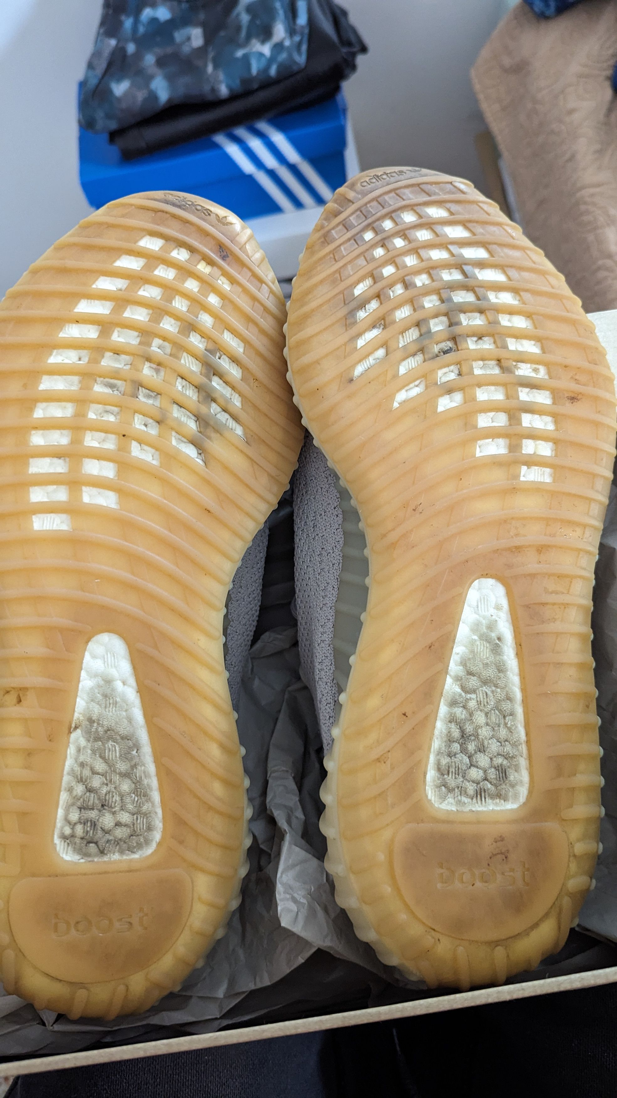 Adidas Yeezy Boost 350V2 Sesame (2018) Size US 12 / EU 45 - 8 Thumbnail