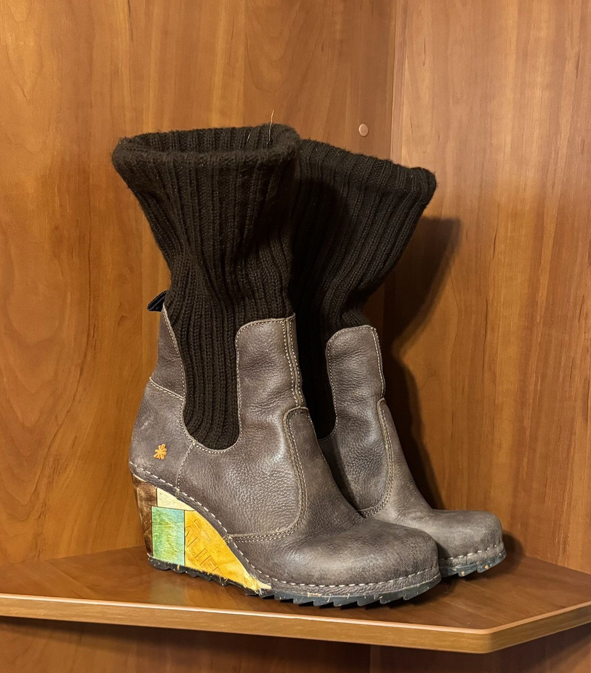 Vintage The art company US7 UE40 Avantgarde platform boots shoes wmn Size US 7 / IT 37 - 12 Thumbnail