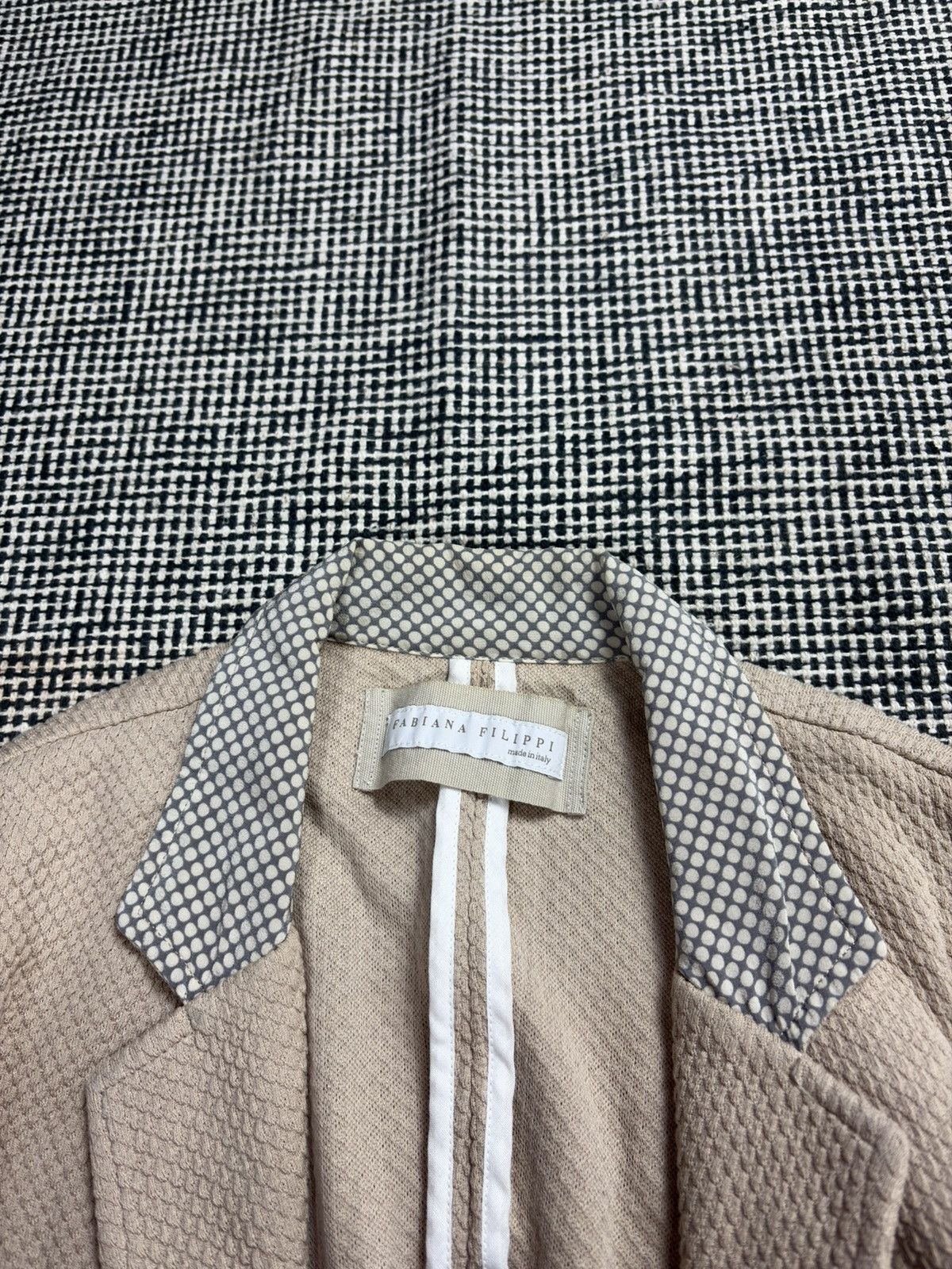 Fabiana Filippi Fabiana Filippi cotton silk blazer jacket luxury Size M / US 6-8 / IT 42-44 - 3 Thumbnail