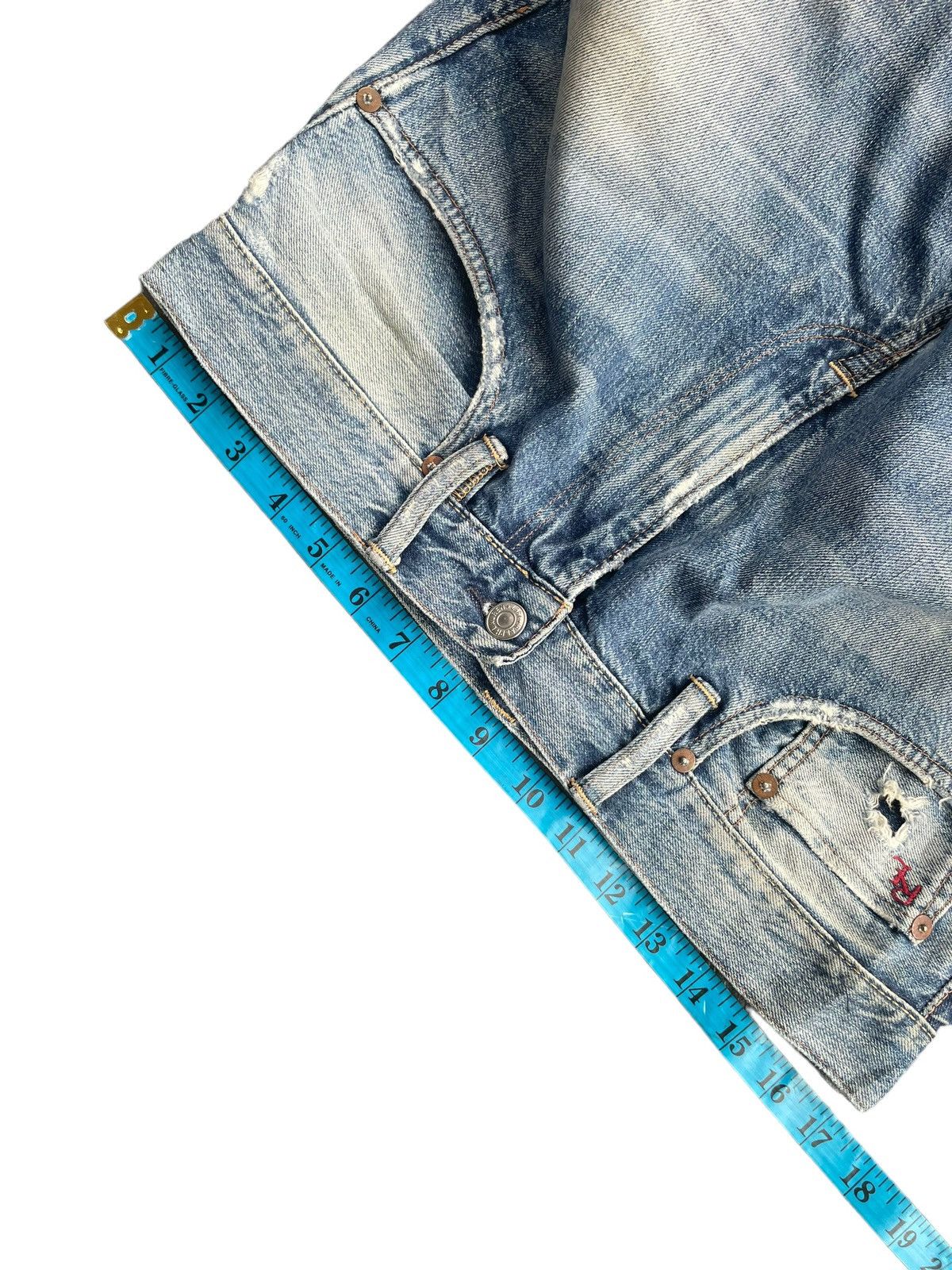 Ralph Lauren Ralph Lauren Slim Straight Distresed Denim Size US 33 - 21 Thumbnail