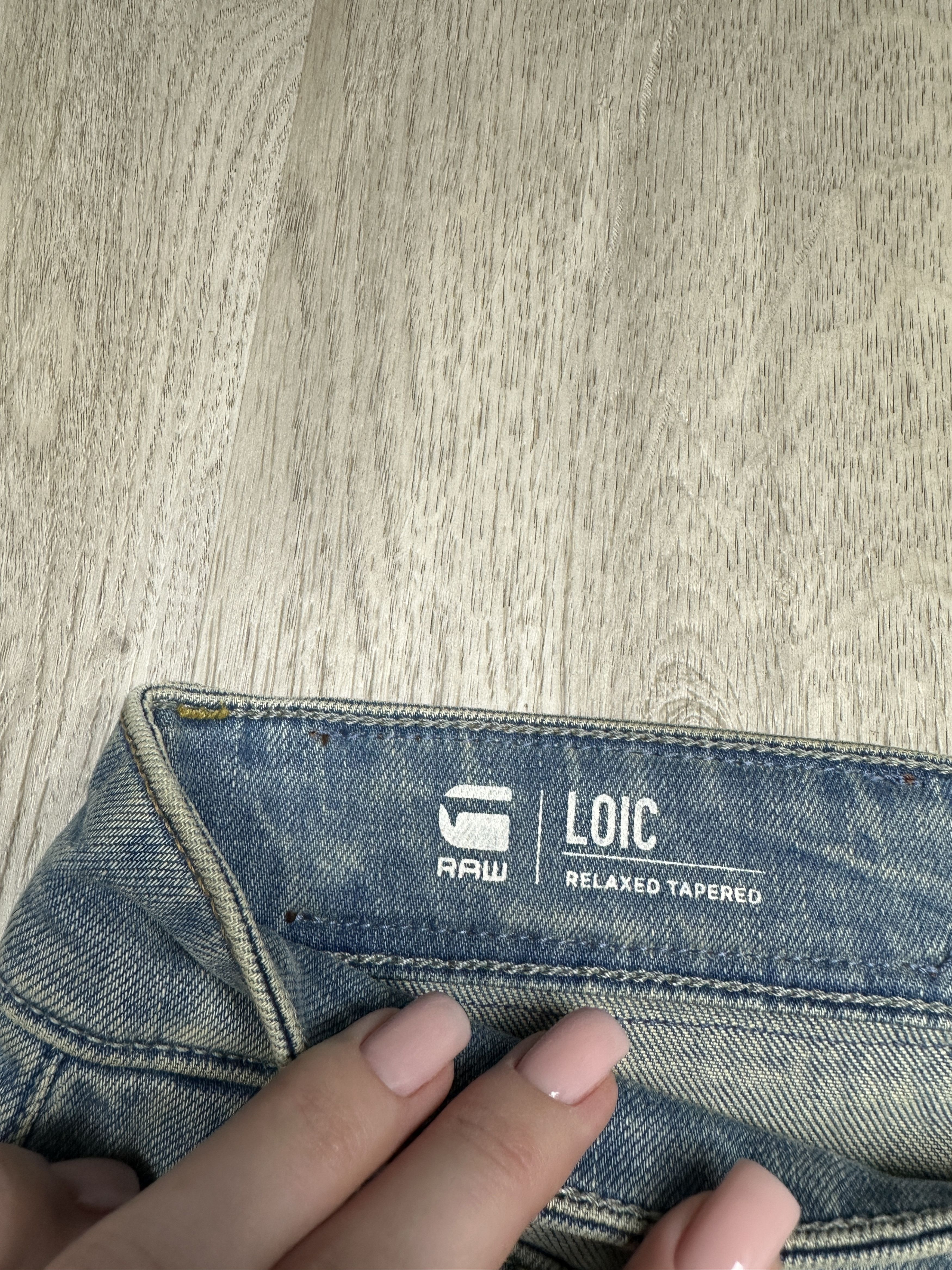 G-Star G Star Raw Mens Loic Relaxed Tapered Denim Pants Jeans Size US 32 / EU 48 - 5 Thumbnail