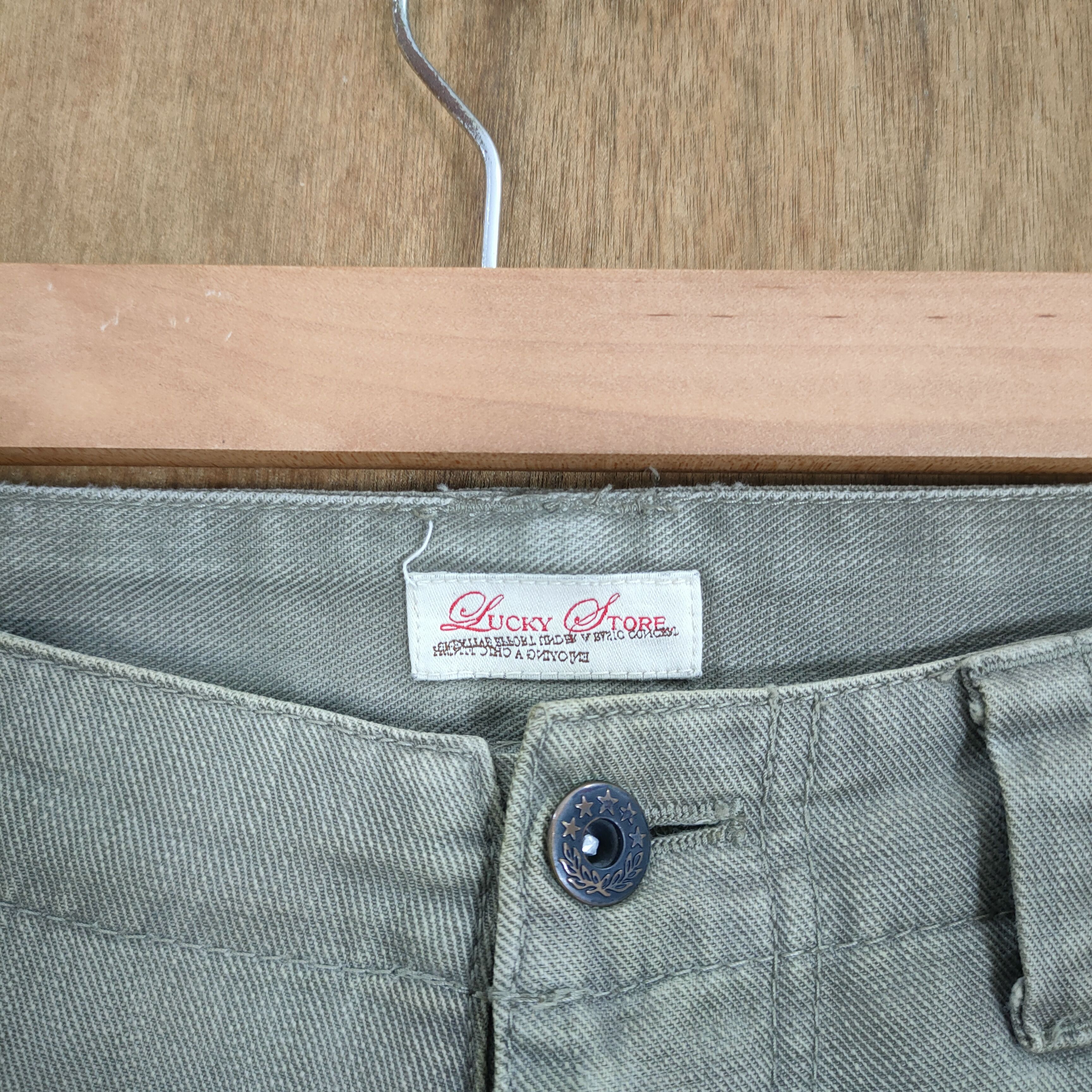 Lucky Brand LUCKY STORE GREY BUTTON FLY TROUSERS CHINO PANTS Size US 30 / EU 46 - 9 Thumbnail
