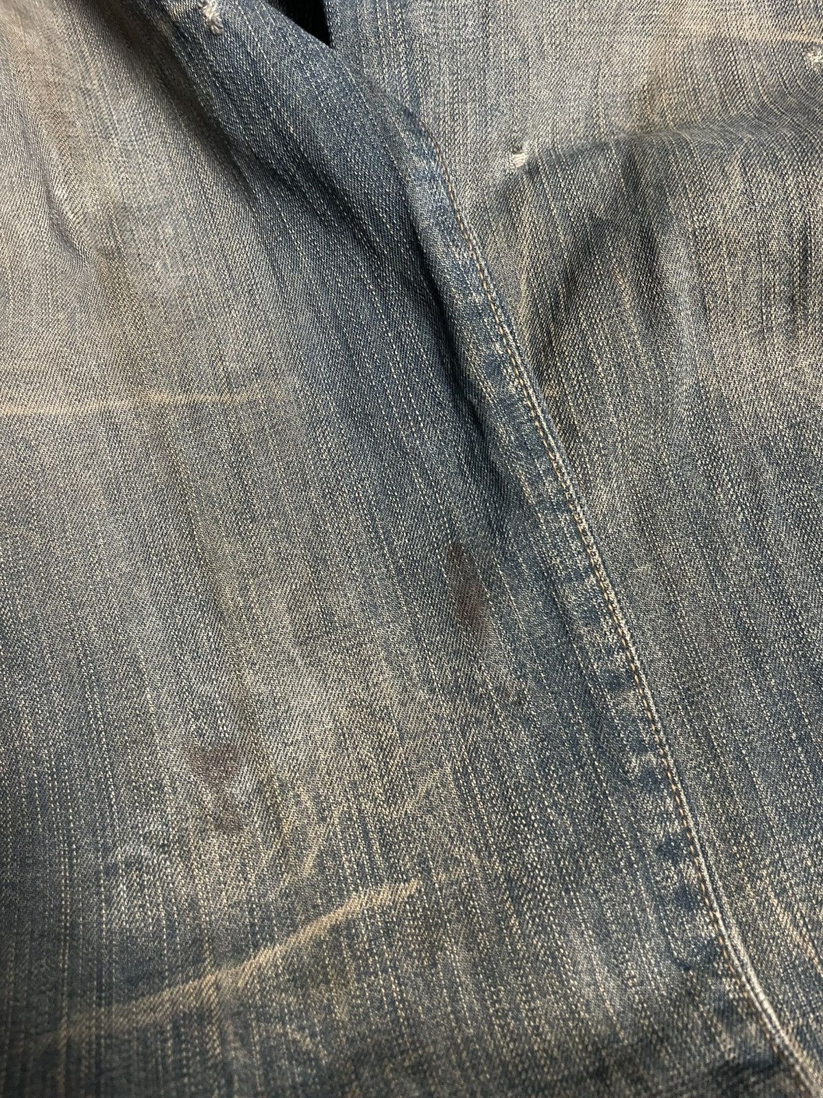 Isaac Sellam Experience Faded Rustic washed Swagger Jeans Size US 35 - 7 Thumbnail