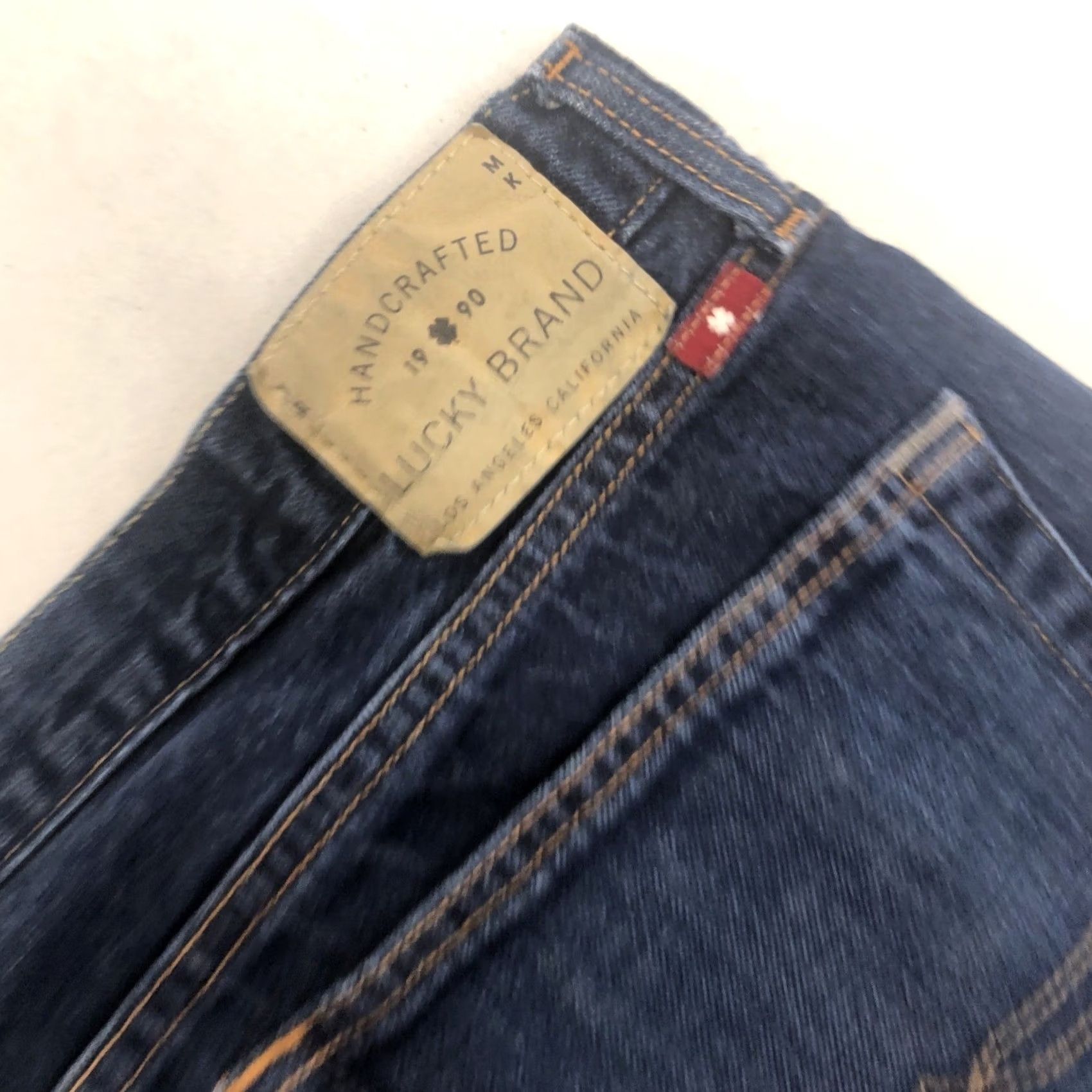 Lucky Brand Lucky Brand 429 Classic Straight Jeans Men 40x30 Blue Dark Wash Denim Logo 5-Pocket USA Jeans Size US 40 / EU 56 - 2 Thumbnail