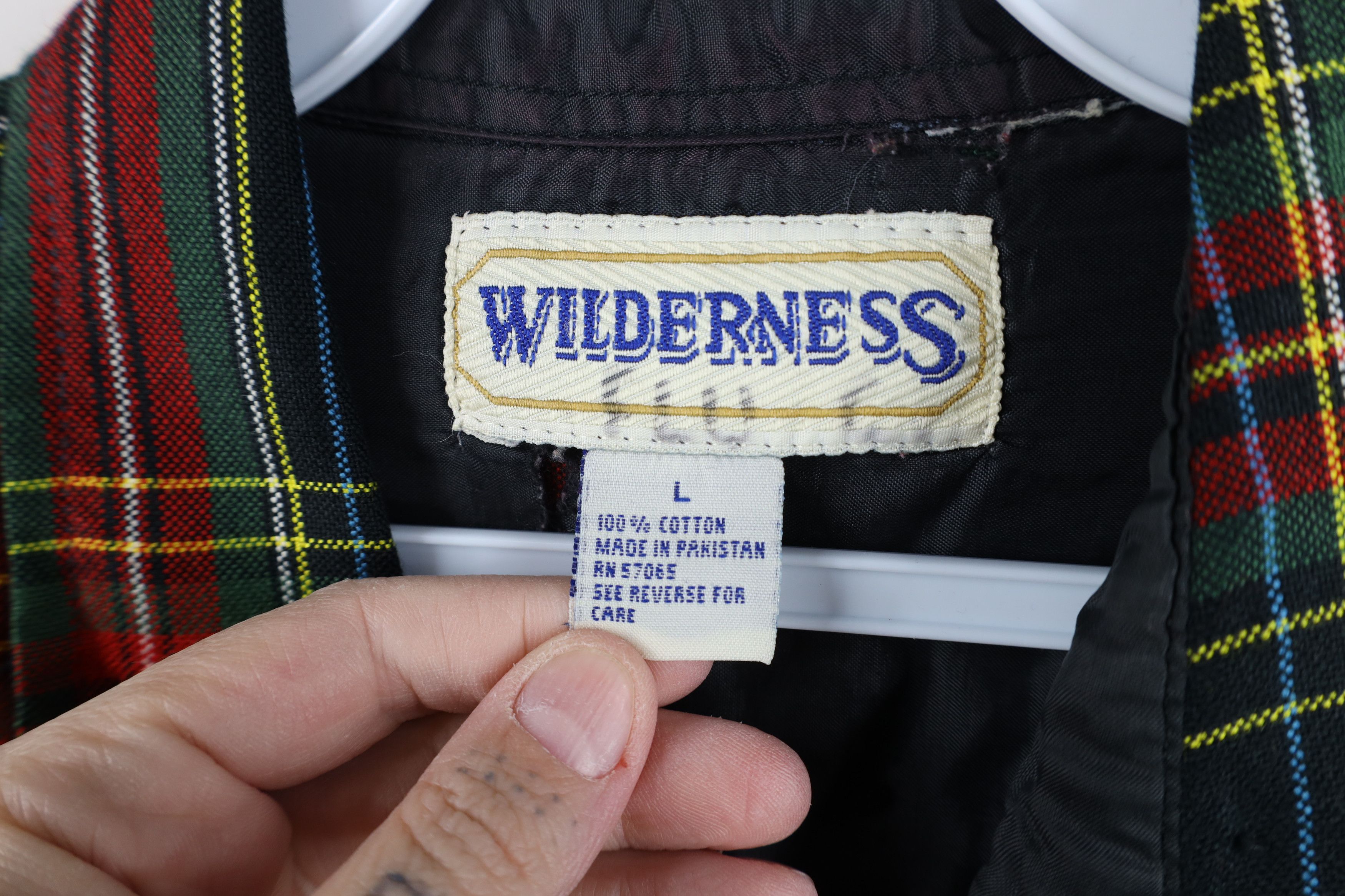 Vintage Vintage 80s 90s Streetwear Double Pocket Button Shirt Plaid Size US L / EU 52-54 / 3 - 6 Thumbnail