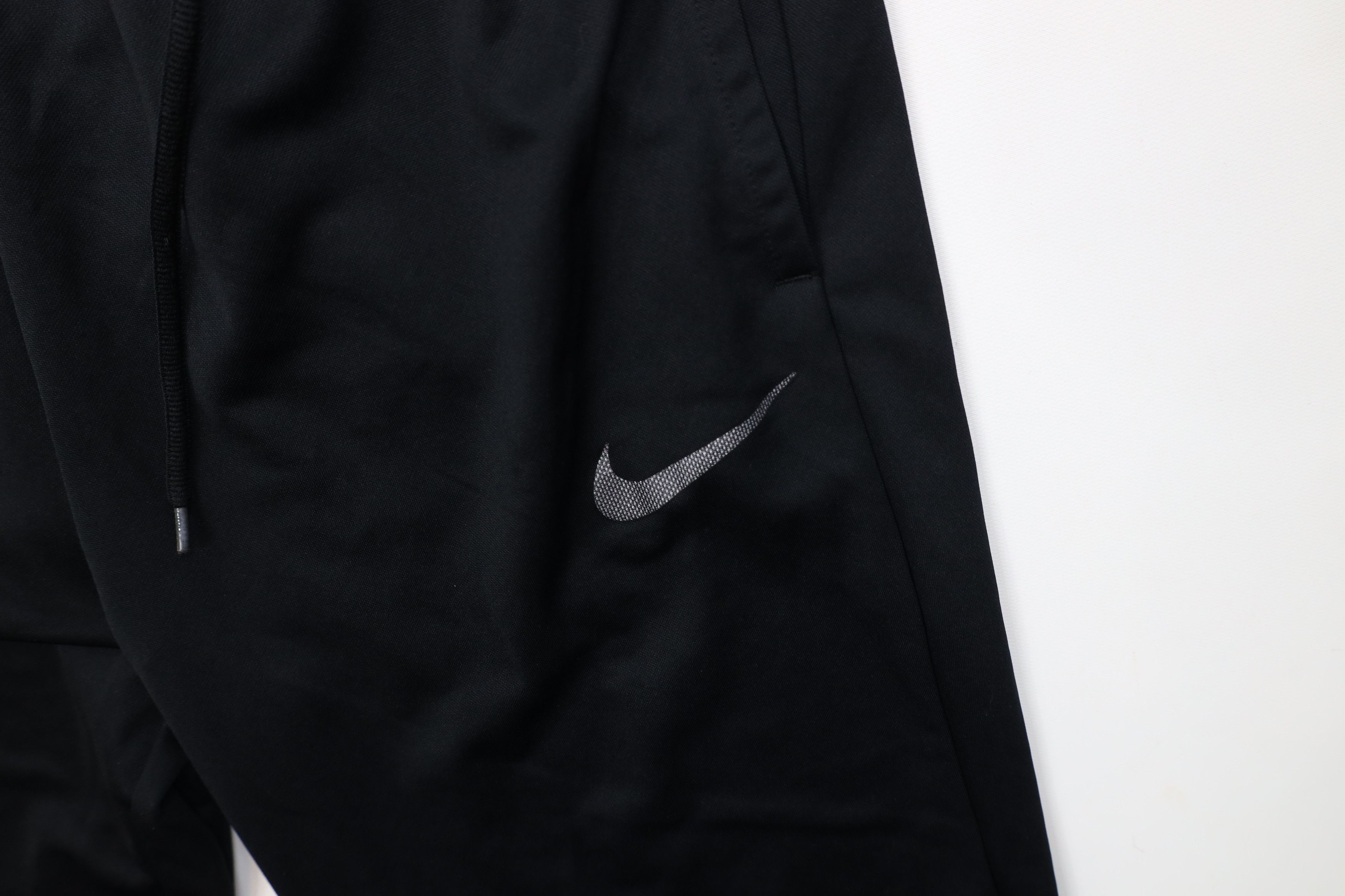 Nike Vintage Y2K Nike Scott Mini Swoosh Wide Leg Pants Black Knit Size US 34 / EU 50 - 6 Thumbnail