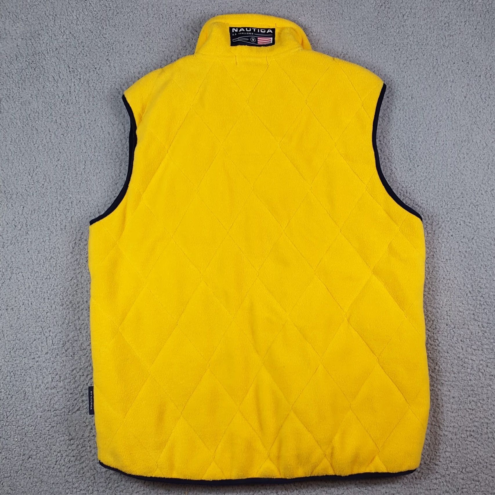 Nautica VINTAGE Nautica 90s Yellow Fleece Quilted Vest Men's Size L Windbreaker Jacket Size US L / EU 52-54 / 3 - 5 Thumbnail