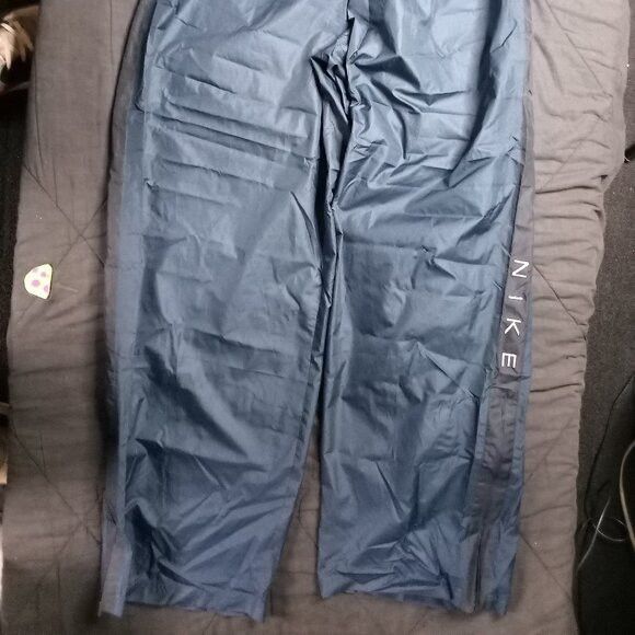 Nike × Vintage Vintage Y2K Nike Spell Out Wind Pants Joggers Trainers Size US 34 / EU 50 - 3 Thumbnail