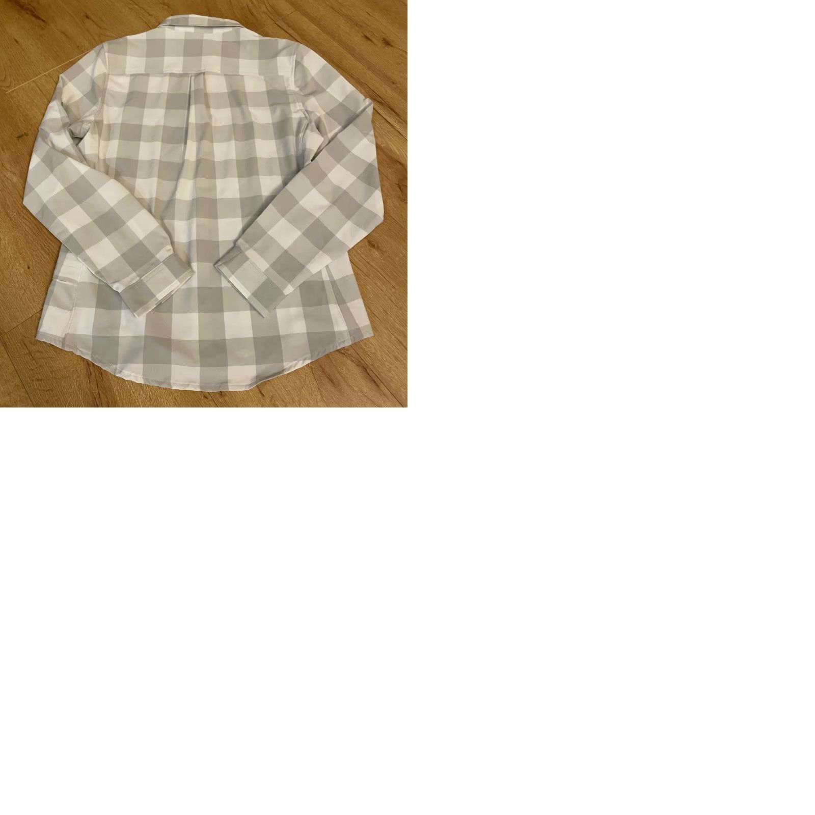 Vintage Woolrich Womens Top Small Button Down Flannel White Grey Plaid Pocket 20UPF Women Shirt Long Sleeve Casual Travel Vintage No Size S / US 4 / IT 40 - 9 Thumbnail