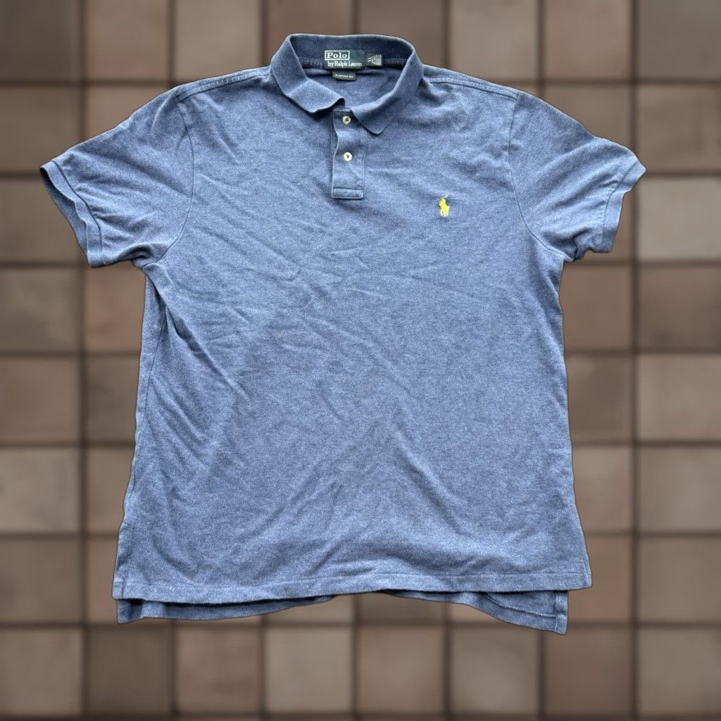 Ralph Lauren Polo Ralph Lauren Polo Shirt Men XL Blue Cotton Preppy Casual Golf Tennis Shirt Polo Size US XL / EU 56 / 4 - 1 Thumbnail