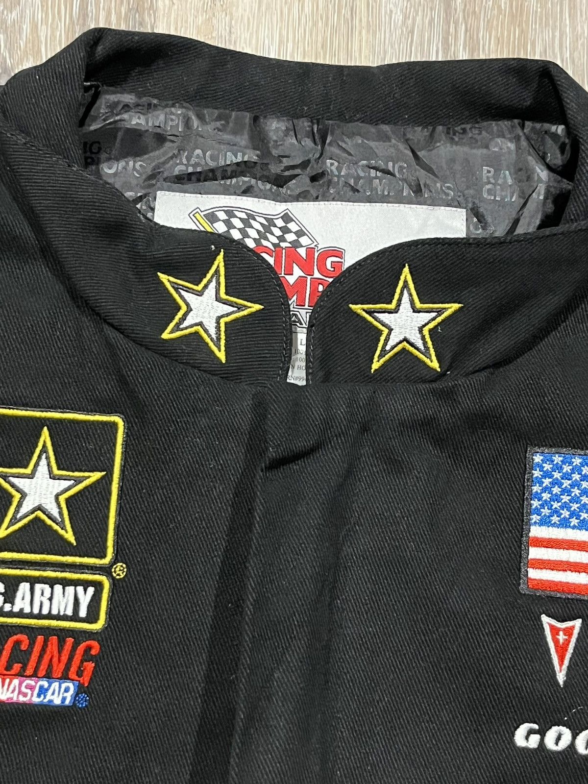 NASCAR × Vintage Racing Champions Apparel U.S. Army NASCAR Jacket Size US L / EU 52-54 / 3 - 6 Thumbnail