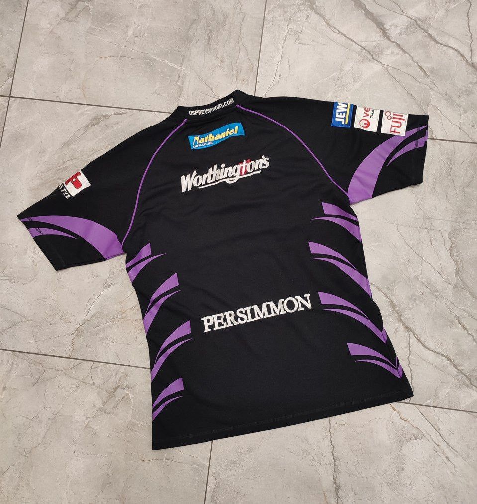 Osprey Ospreys Rugby Union Shirt Kooga Home Jersey Wales 2010 2011 Size US L / EU 52-54 / 3 - 8 Thumbnail