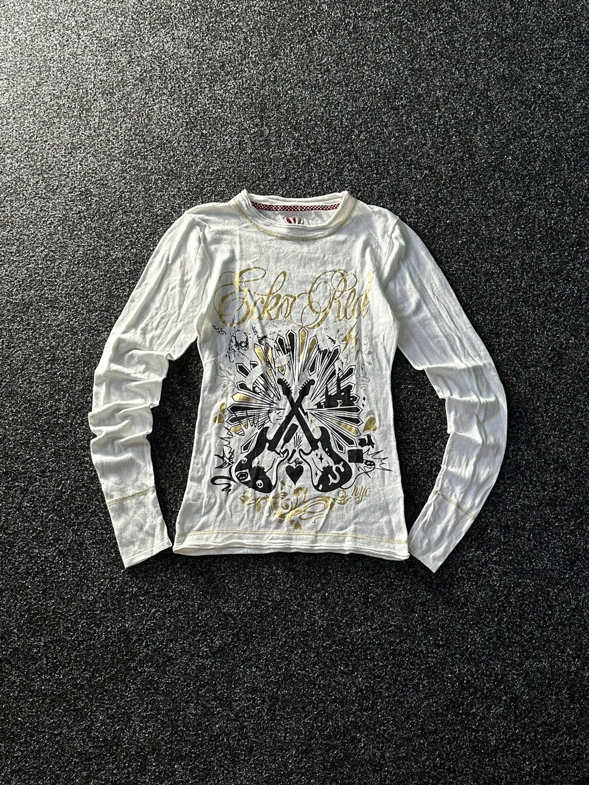 Ecko Unltd. × Vintage 🚨Vintage ECKO Y2K/2000s ALLFLICTION/ED HARDY STYLE Rare Size L / US 10 / IT 46 - 1 Thumbnail